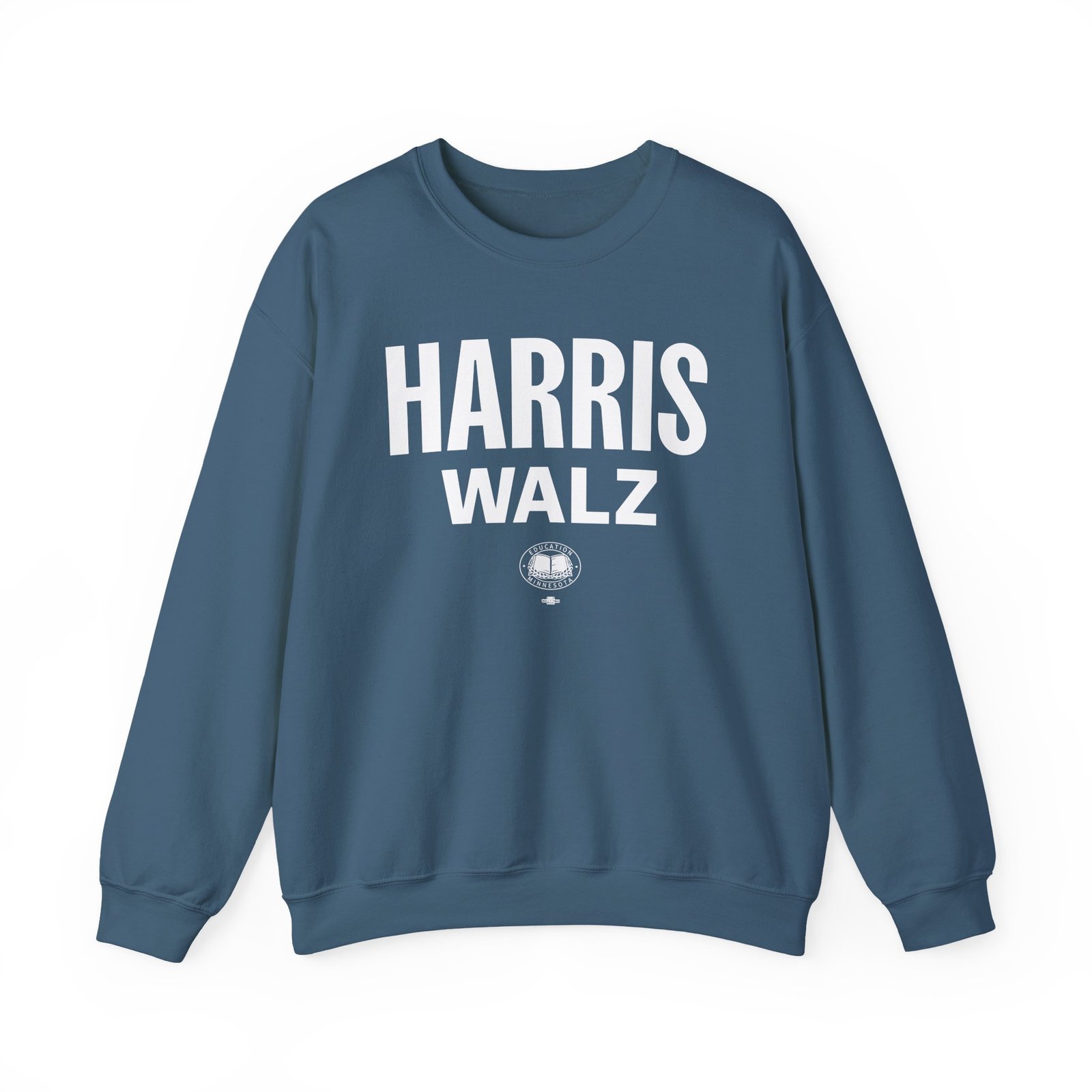 Harris Walz Logo Unisex Heavy Blend™ Crewneck Sweatshirt