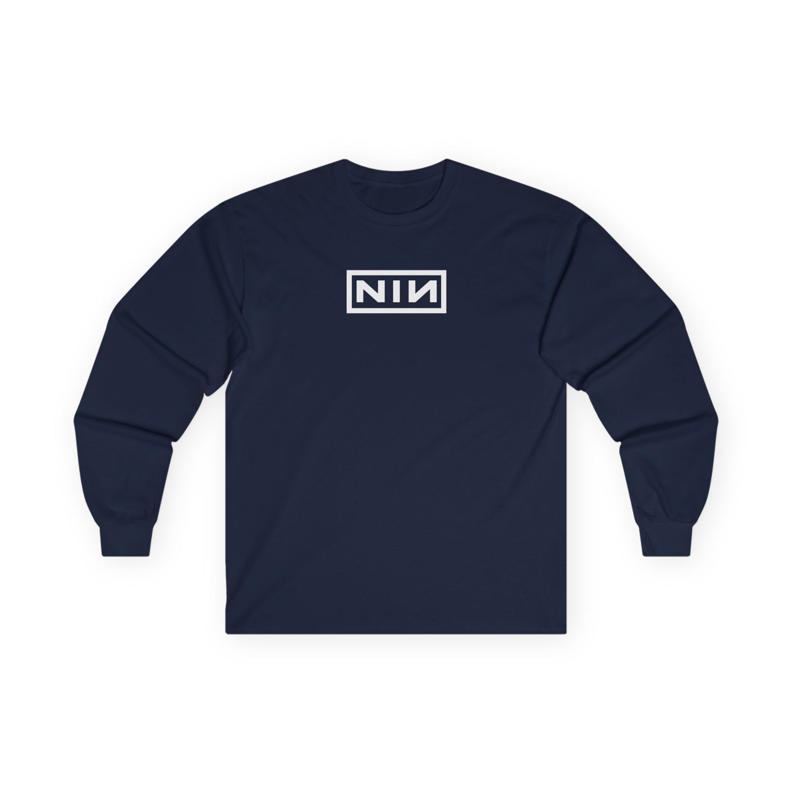 Nine Inch Nails Logo Unisex Ultra Cotton Long Sleeve Tee