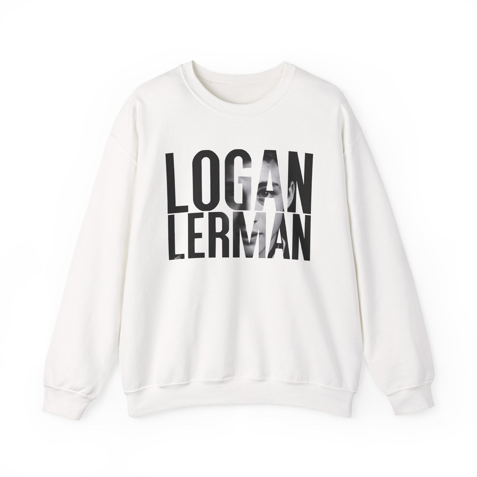 Logan Lerman Unisex Heavy Blend™ Crewneck Sweatshirt