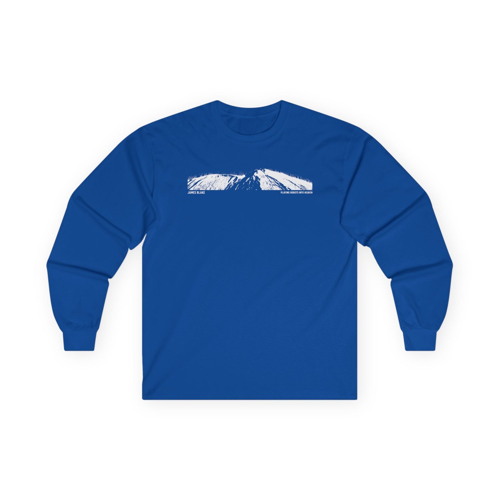James Blake Playing Robots Into Heaven Mountain Unisex Ultra Cotton Long Sleeve Tee