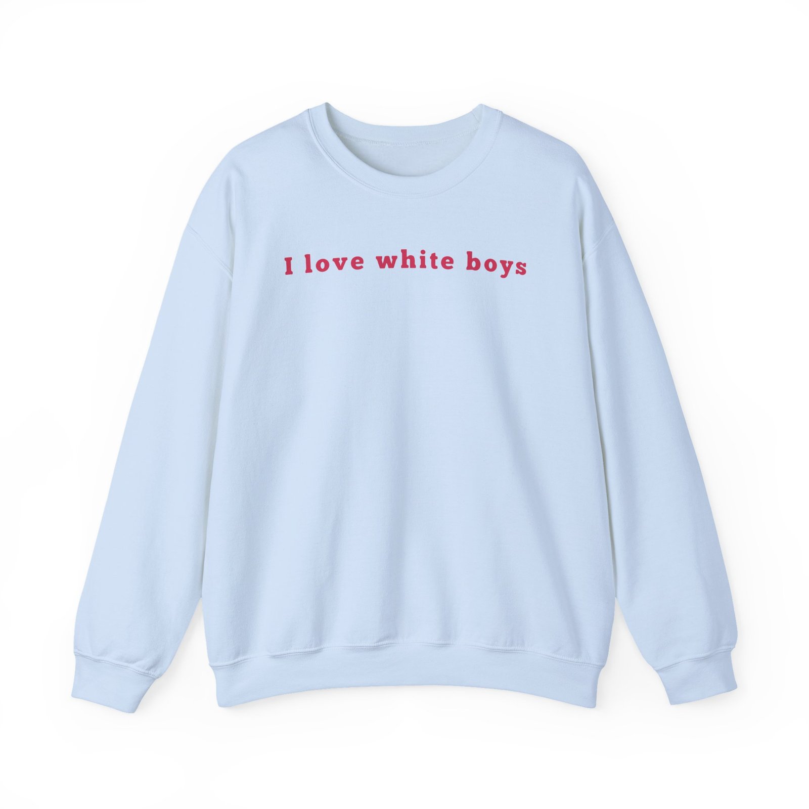 Kaliii I Love White Boys Unisex Heavy Blend™ Crewneck Sweatshirt