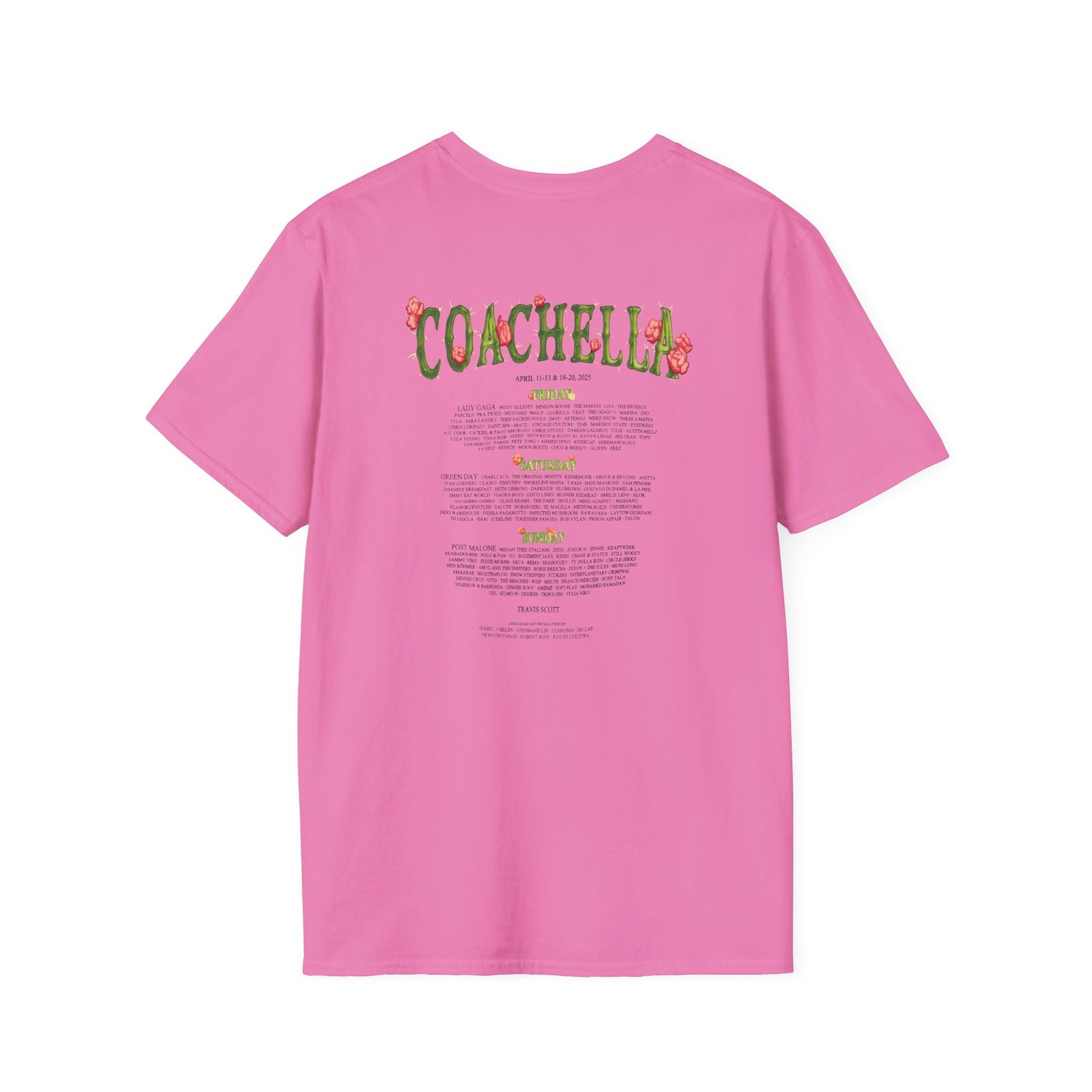 Coachella Flower Unisex Softstyle T-Shirt