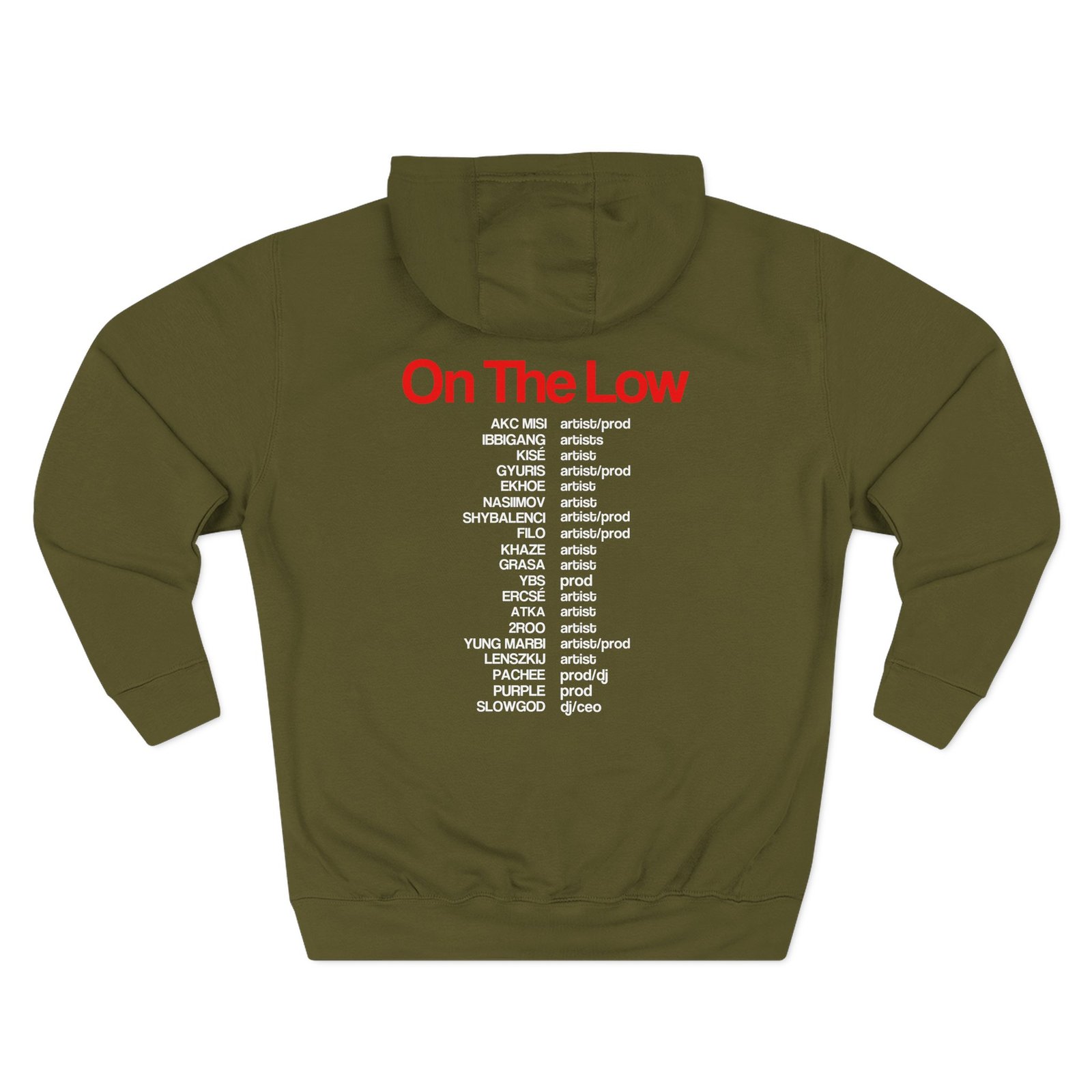 Otl on the Low Three-panel Fleece Hoodie