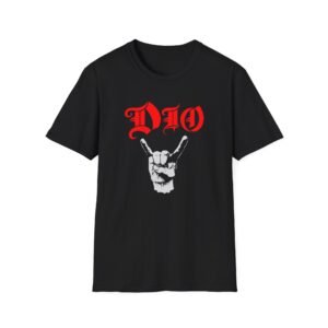 Dio Devil Horns Unisex Softstyle T-Shirt