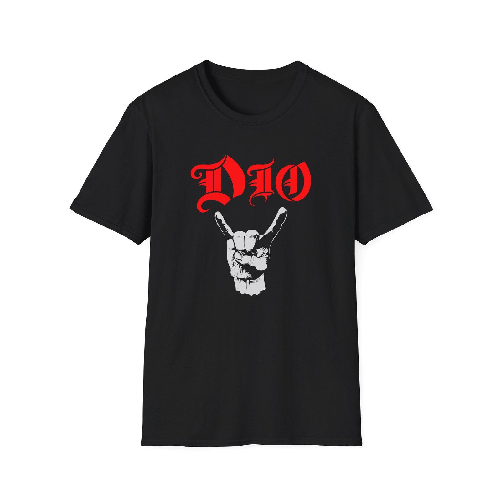 Dio Devil Horns Unisex Softstyle T-Shirt