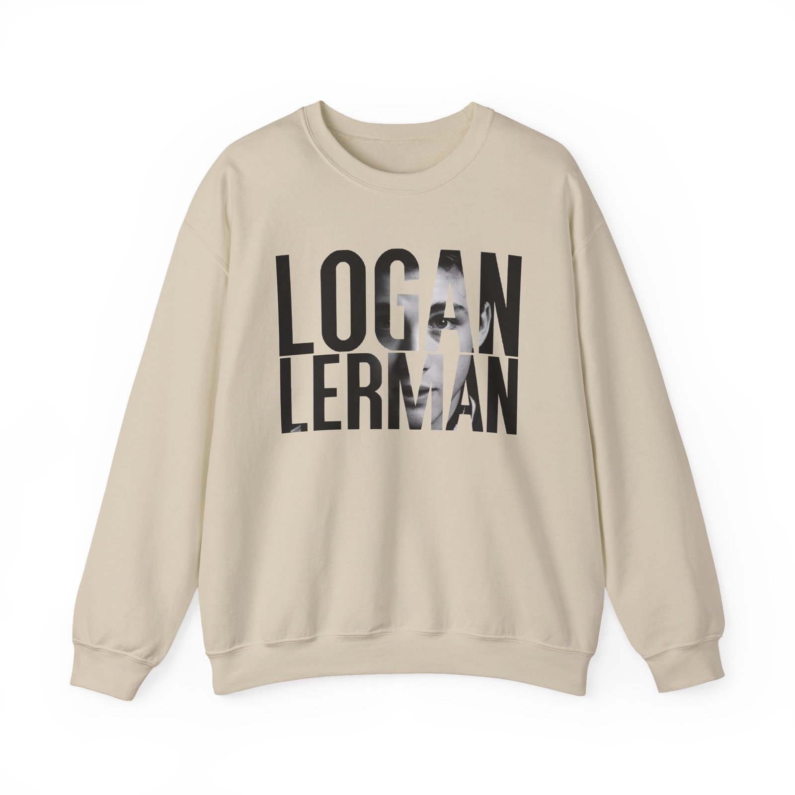 Logan Lerman Unisex Heavy Blend™ Crewneck Sweatshirt