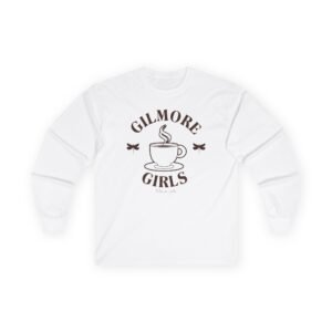Gilmore Girls Coffee and Gilmore Logo Unisex Ultra Cotton Long Sleeve Tee