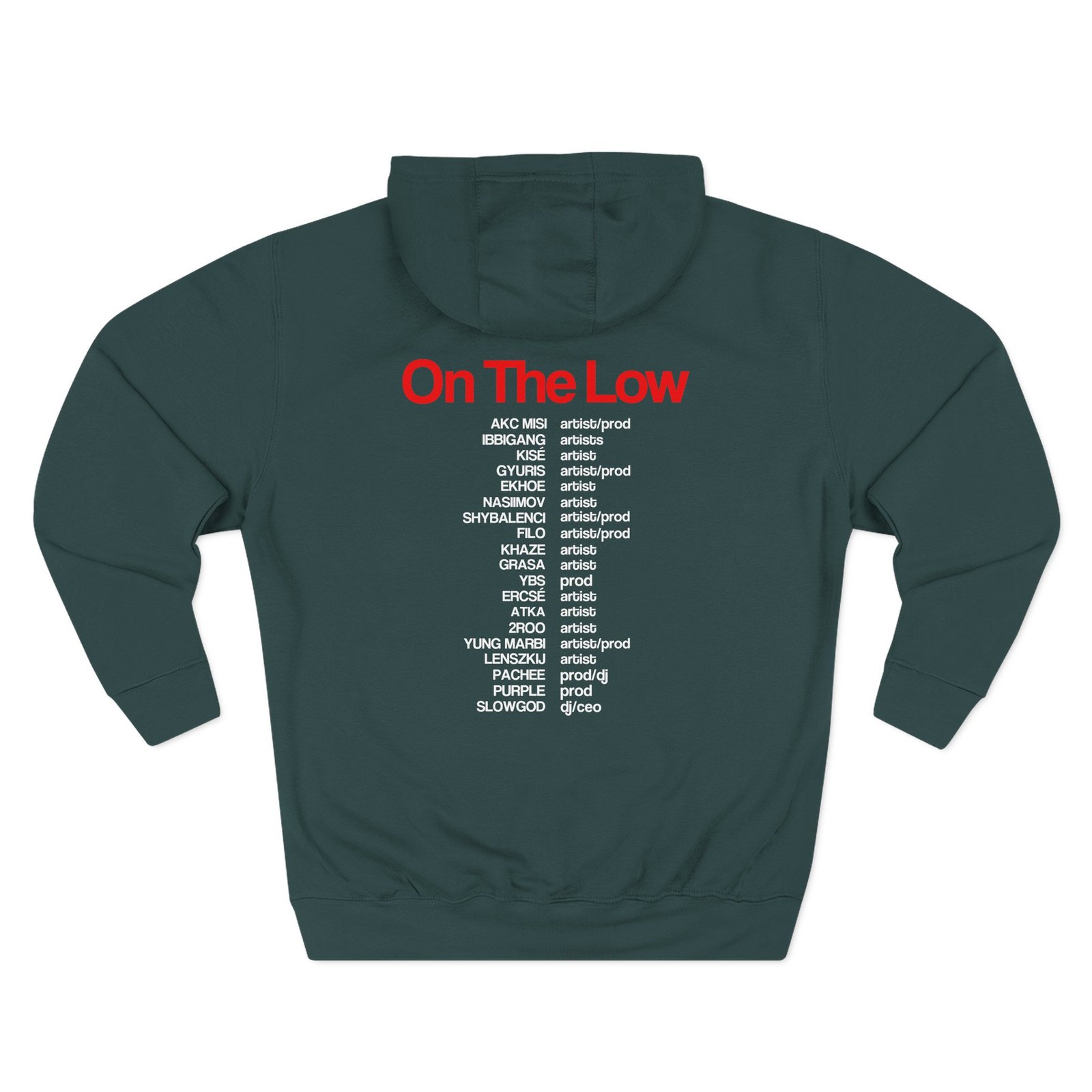 Otl on the Low Three-panel Fleece Hoodie