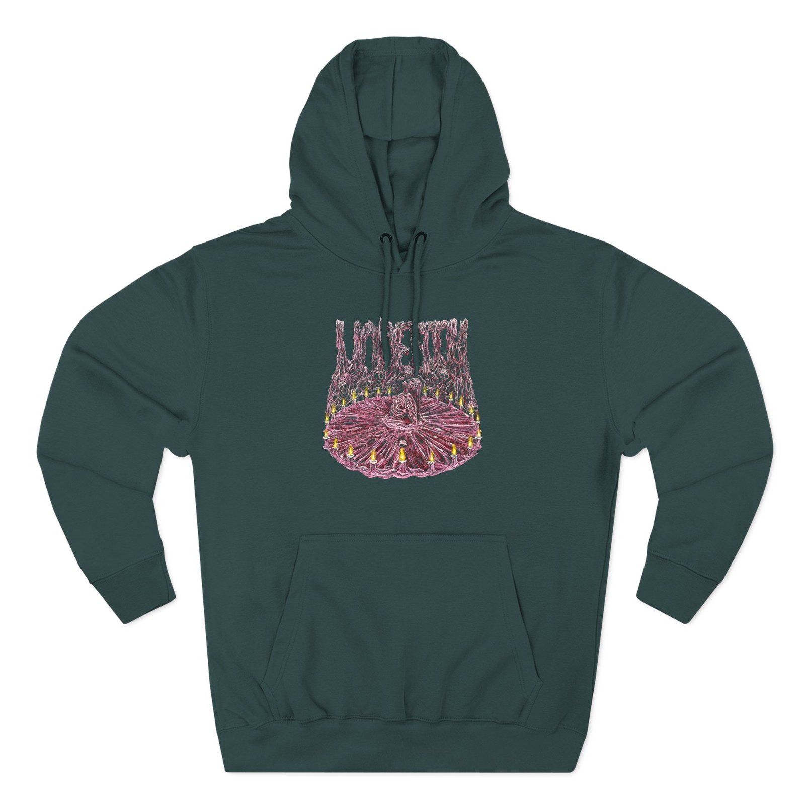 Undeath Seance Three-Panel Fleece Hoodie