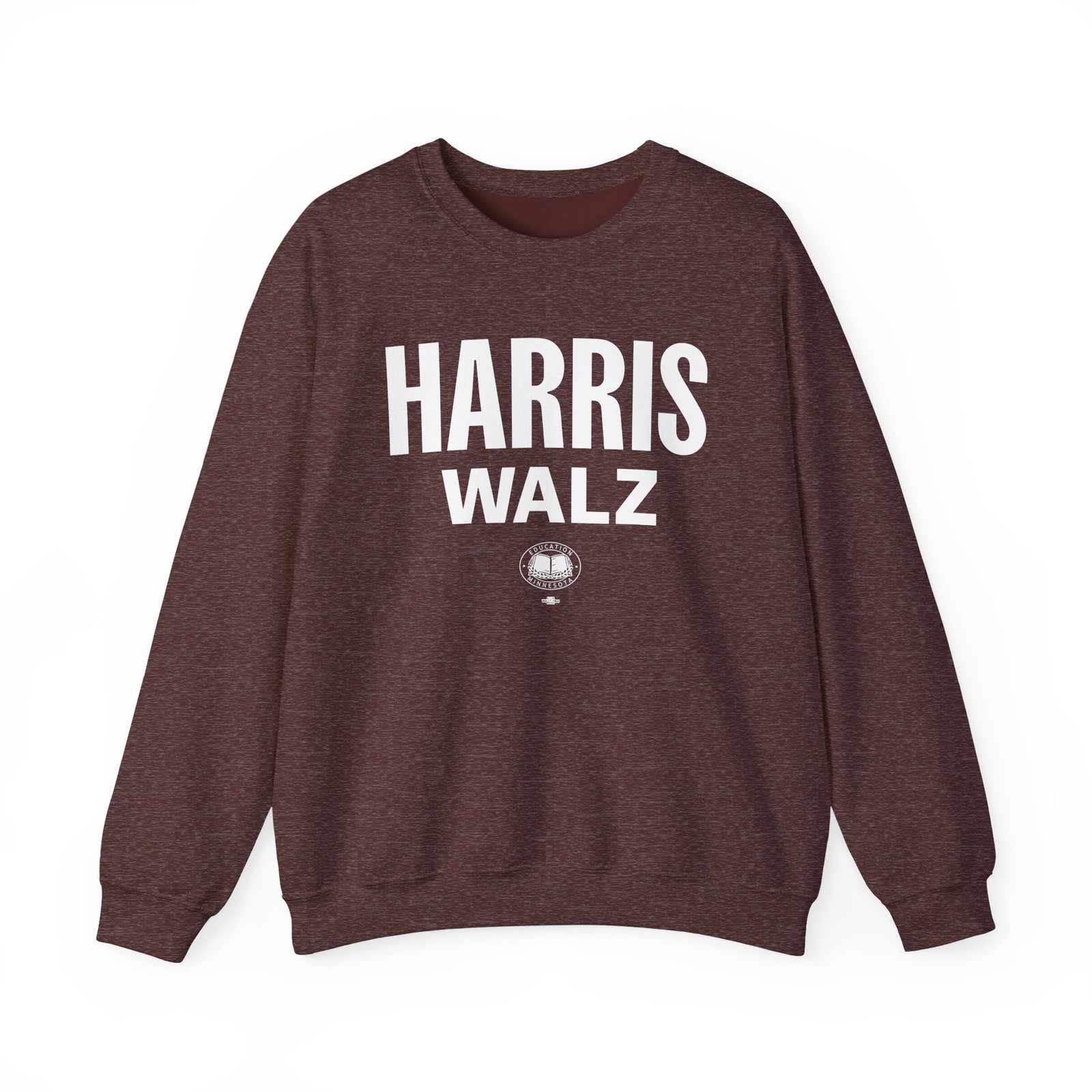 Harris Walz Logo Unisex Heavy Blend™ Crewneck Sweatshirt