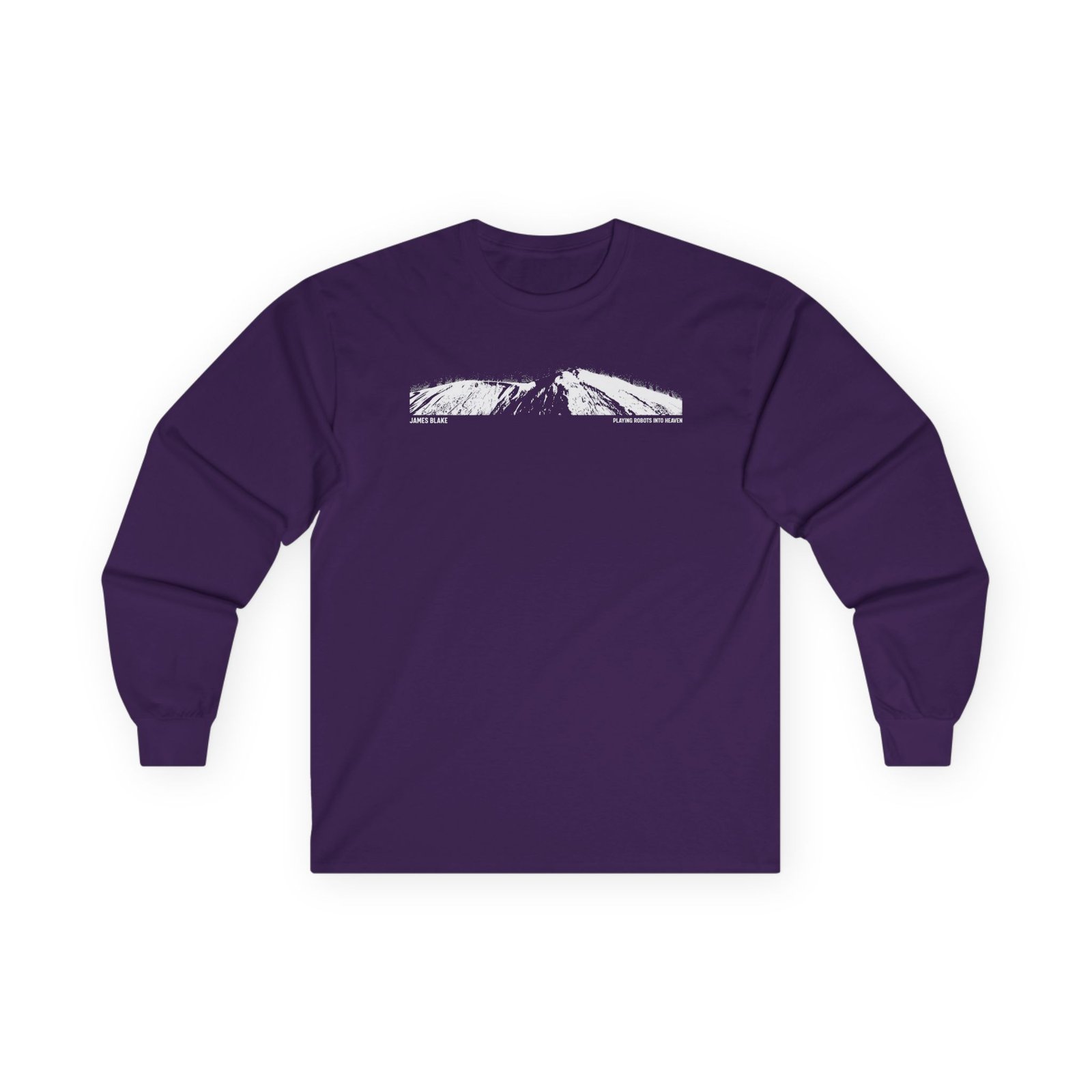James Blake Playing Robots Into Heaven Mountain Unisex Ultra Cotton Long Sleeve Tee