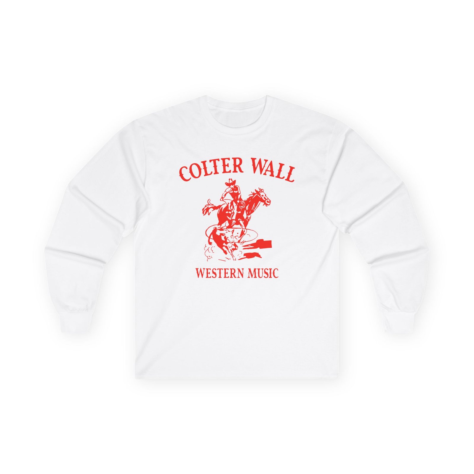Colter Wall Western Music Youth Unisex Ultra Cotton Long Sleeve Tee