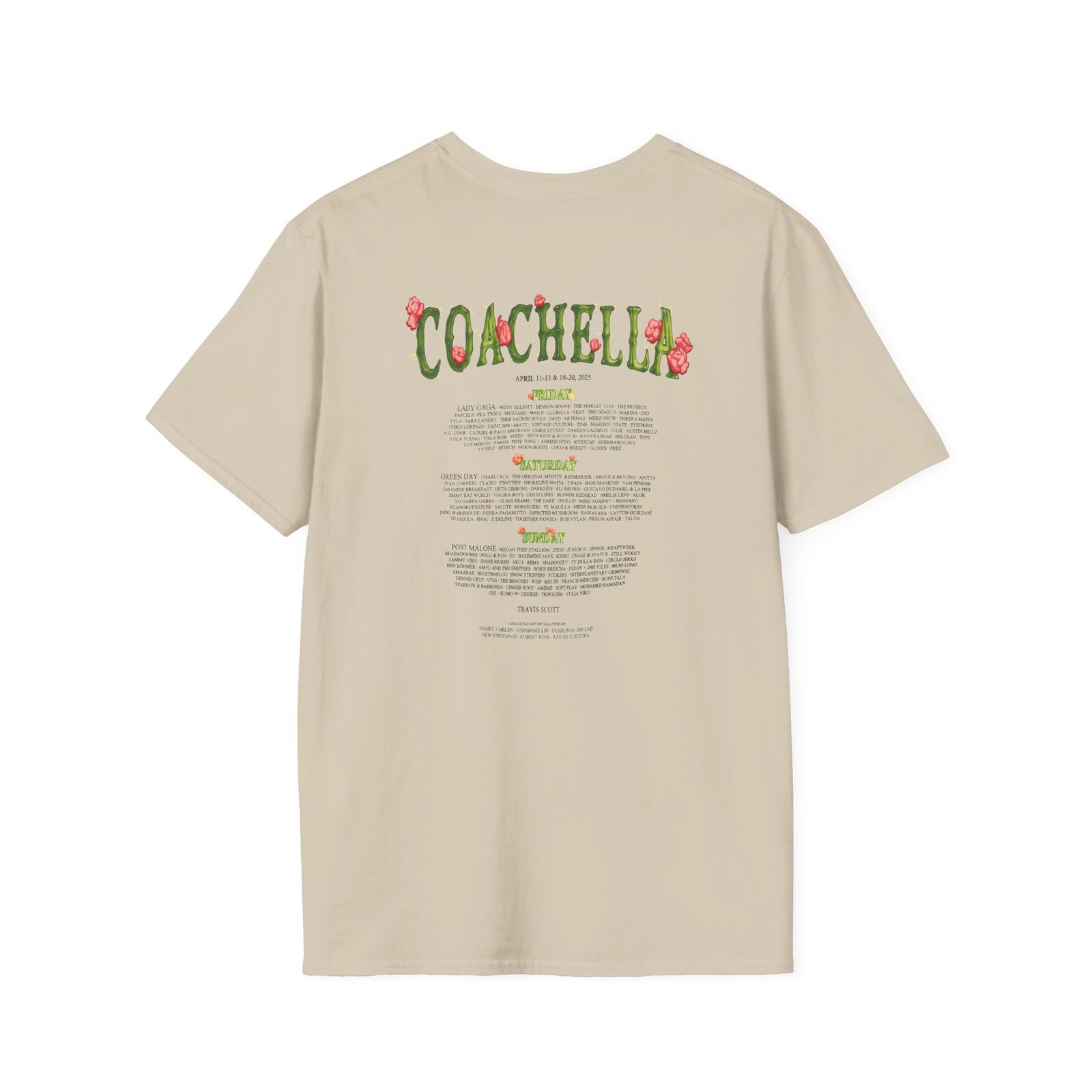 Coachella Flower Unisex Softstyle T-Shirt