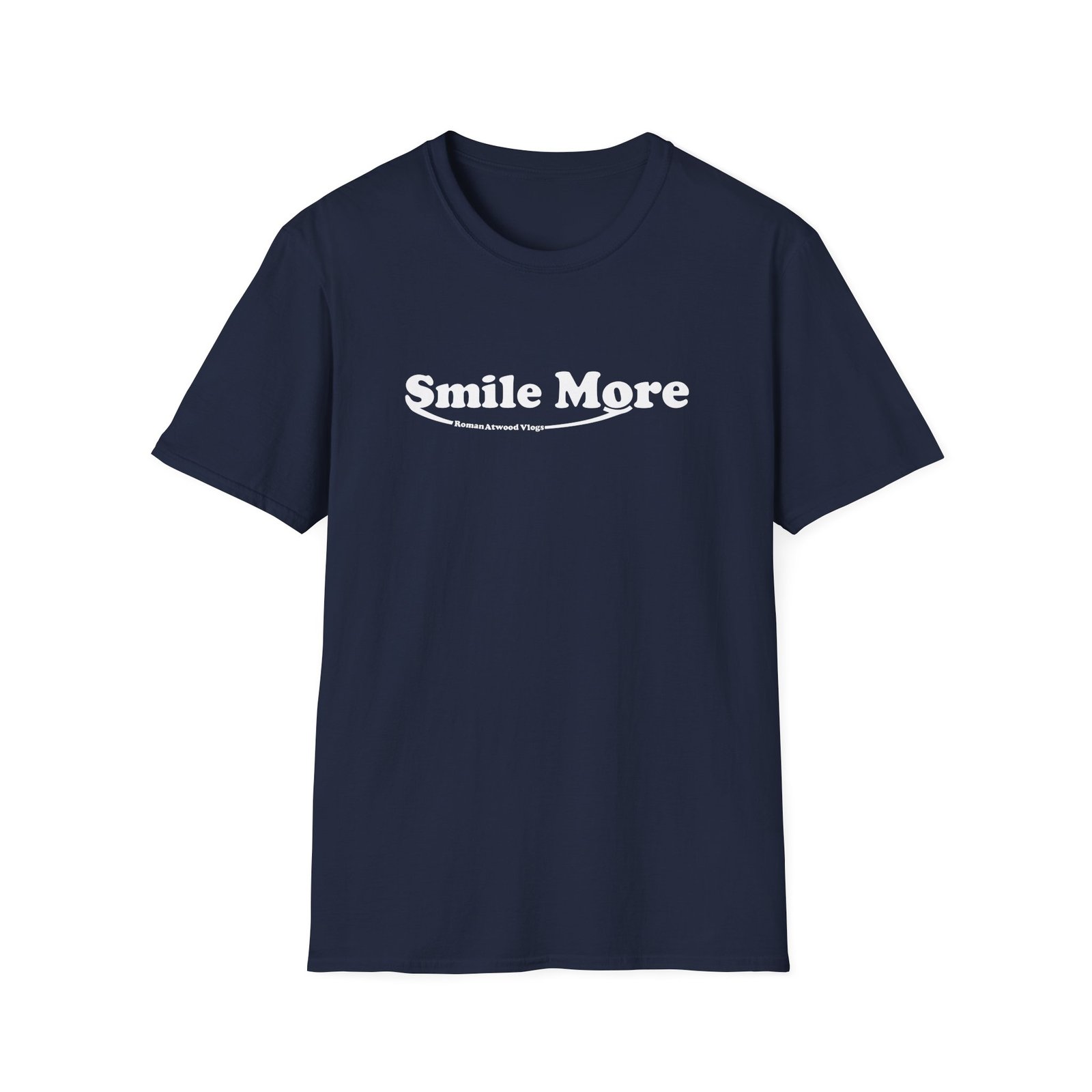 Roman Atwood Smile More Unisex Softstyle T-shirt