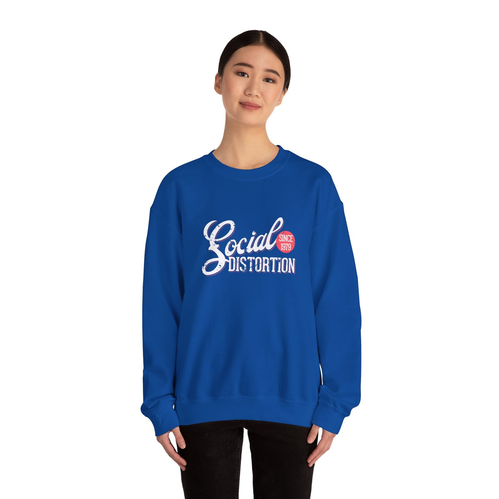 Distortion Social Unisex Heavy Blend™ Crewneck Sweatshirt