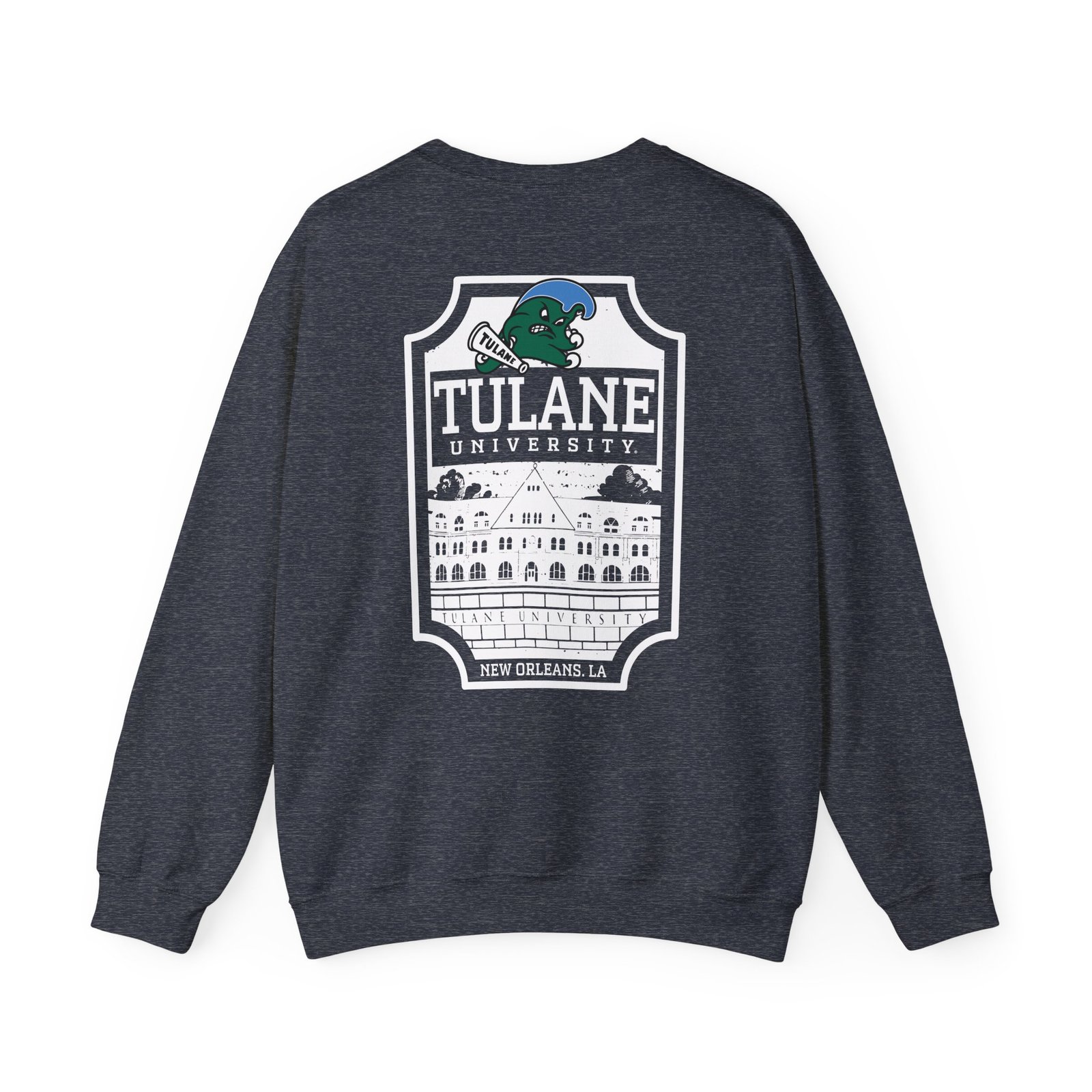 Tulane Green Wave Logo Unisex Heavy Blend™ Crewneck Sweatshirt