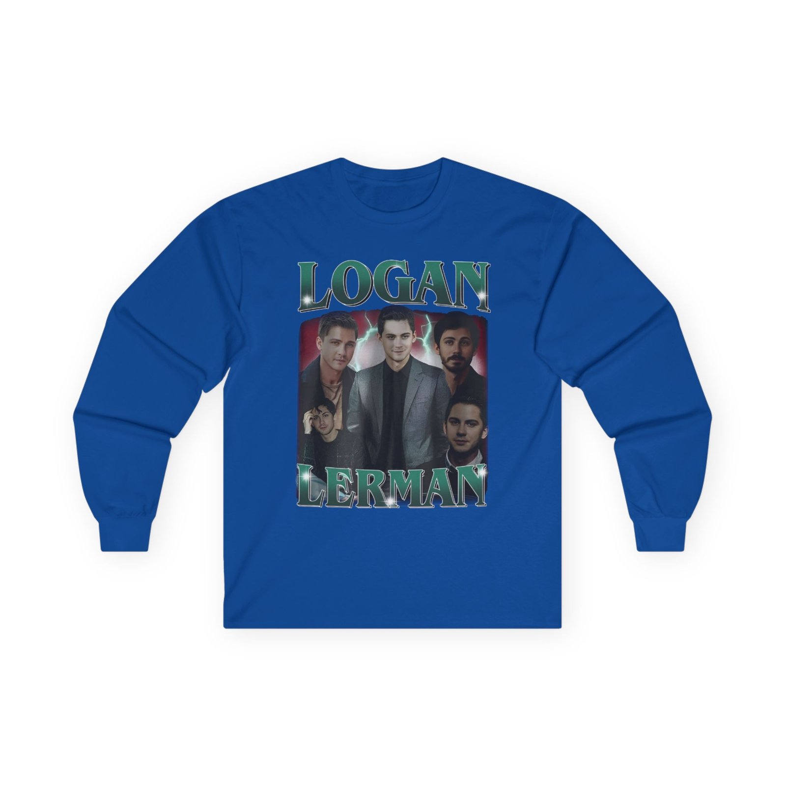 Logan Lerman Unisex Ultra Cotton Long Sleeve Tee