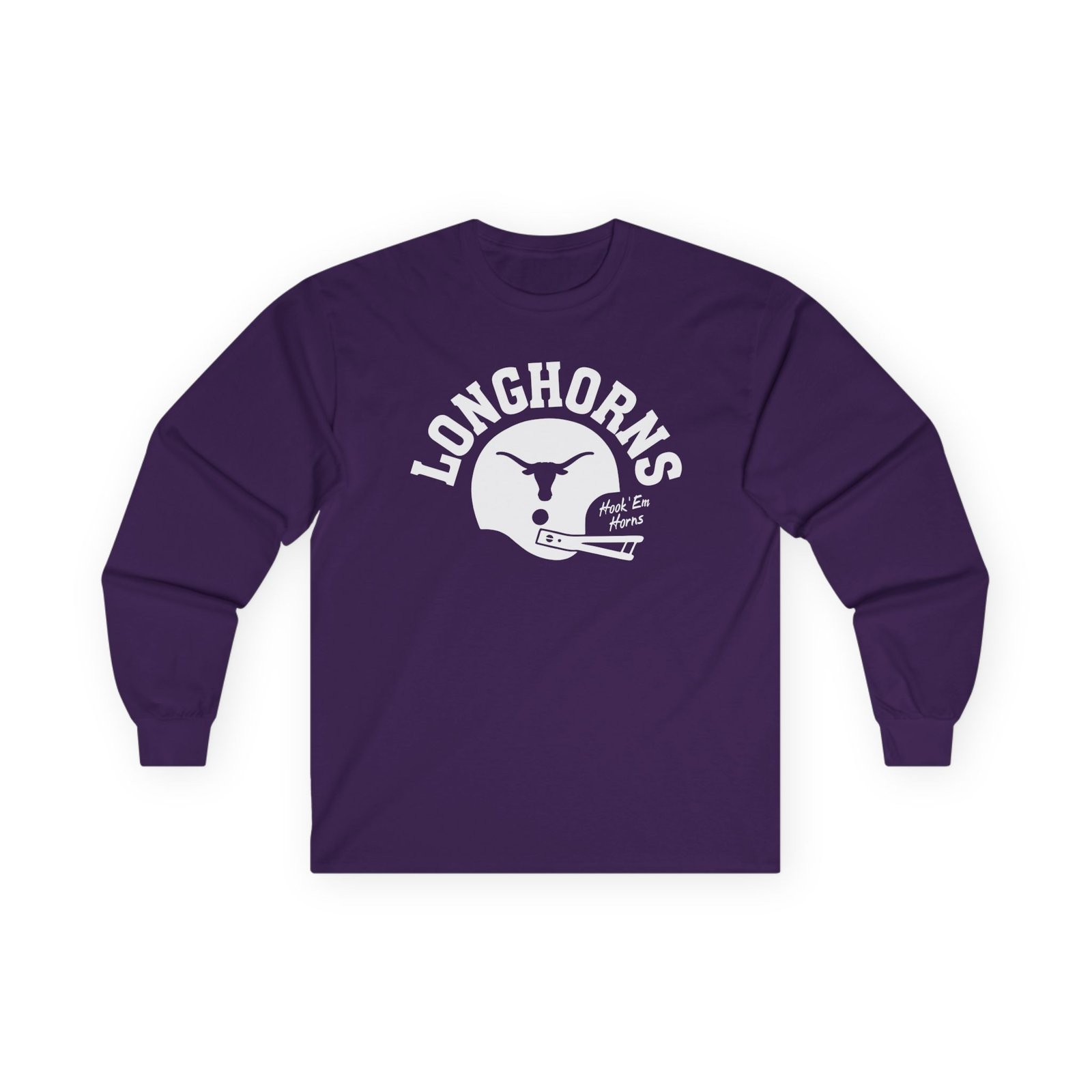 Texas Longhorns Football Hook 'em Unisex Ultra Cotton Long Sleeve Tee