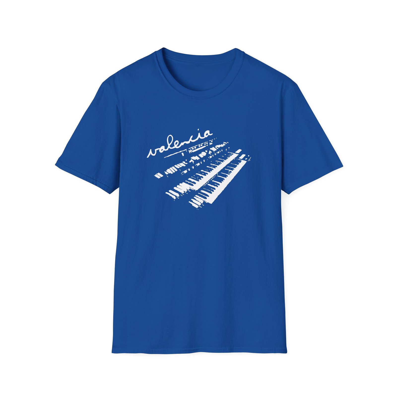 Valencia Piano Unisex Softstyle T-shirt
