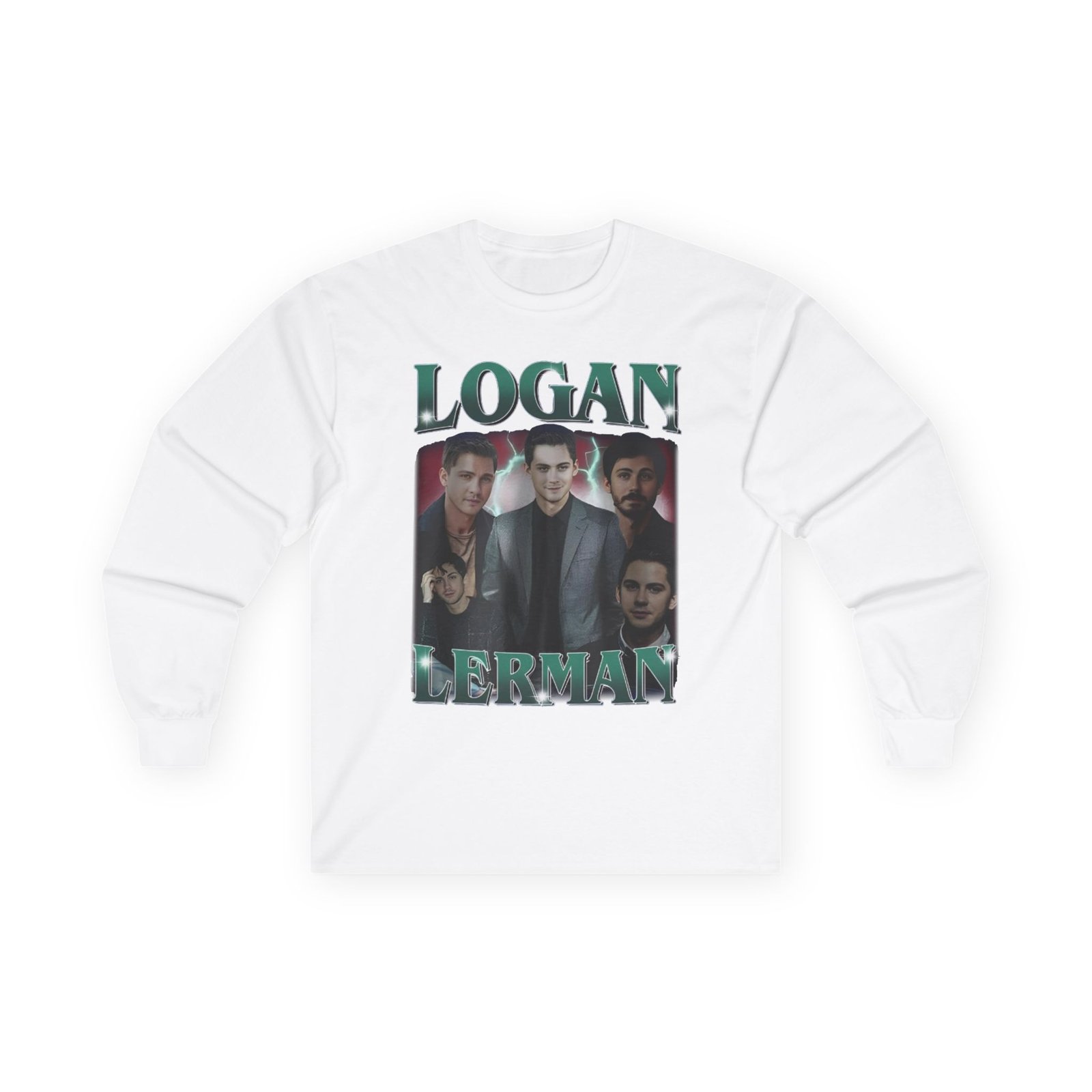 Logan Lerman Unisex Ultra Cotton Long Sleeve Tee