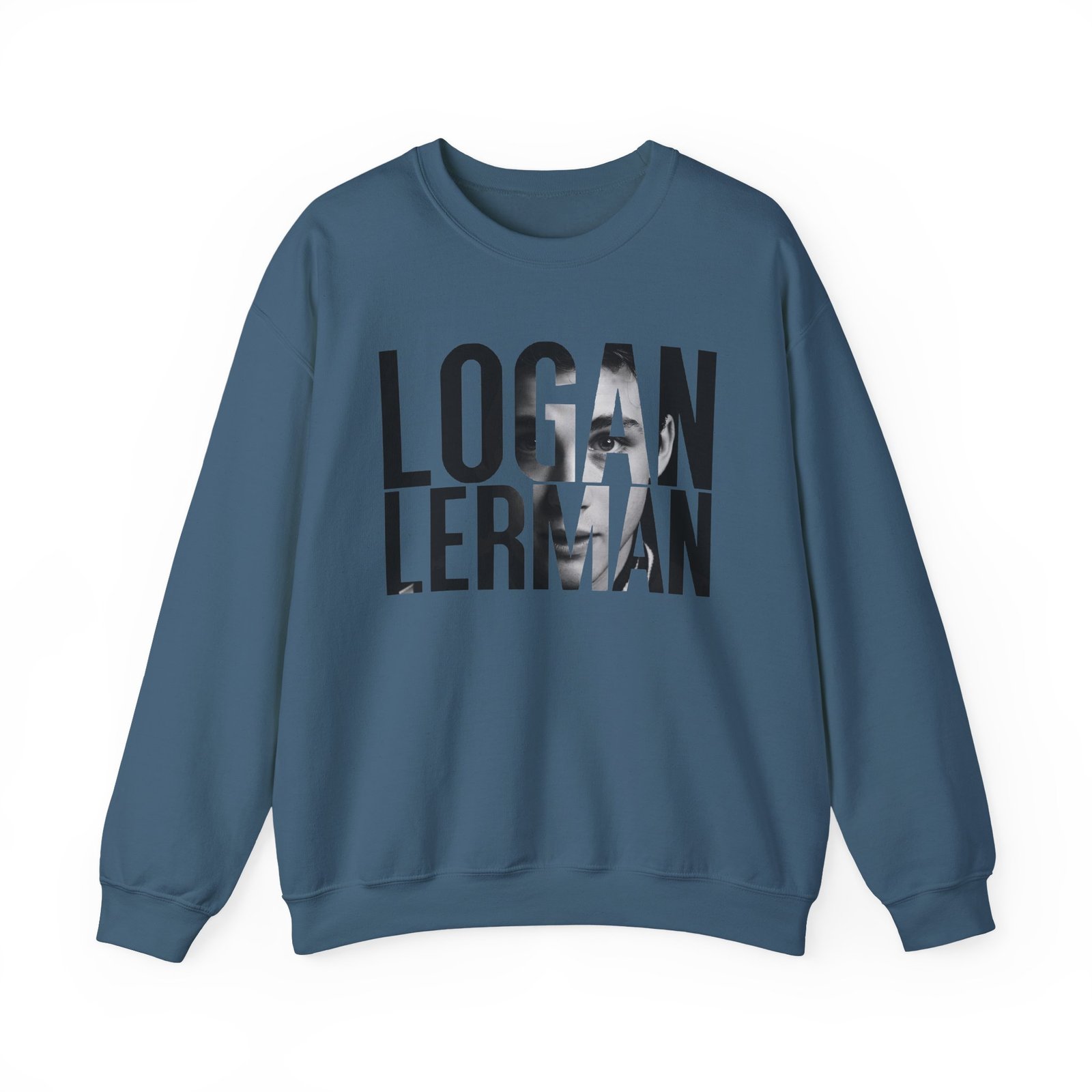 Logan Lerman Unisex Heavy Blend™ Crewneck Sweatshirt