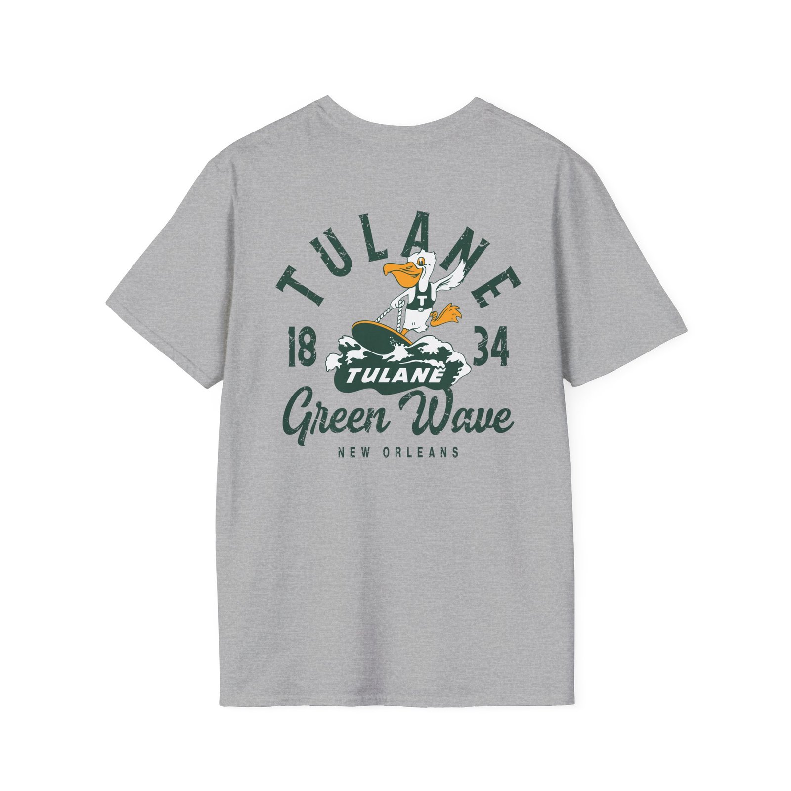 Tulane Mascot Unisex Softstyle T-Shirt