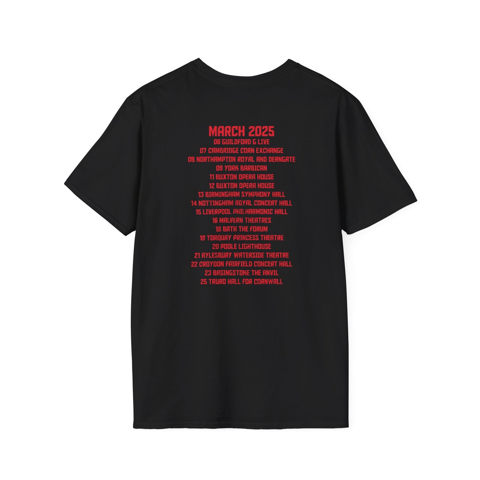 Levellers 2025 March We the Collective Tour Unisex Softstyle T-Shirt