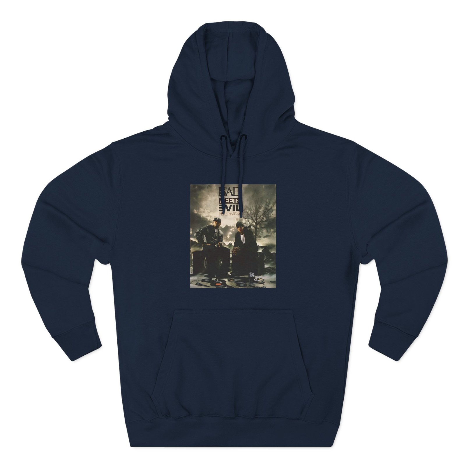 Bad Meets Evil Burnt Three-Panel Fleece Hoodie
