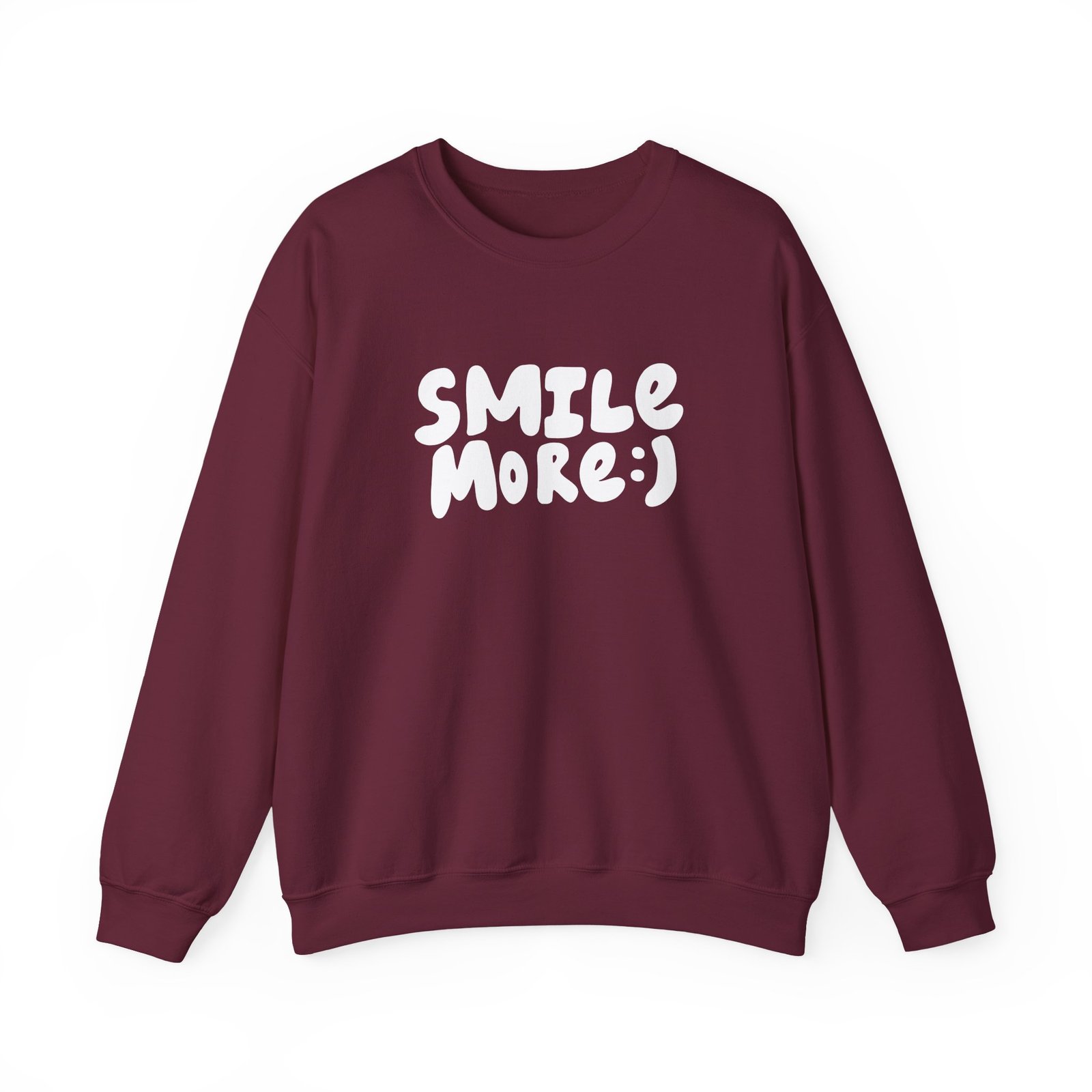 Roman Atwood Smile More Unisex Heavy Blend Crewneck Sweatshirt
