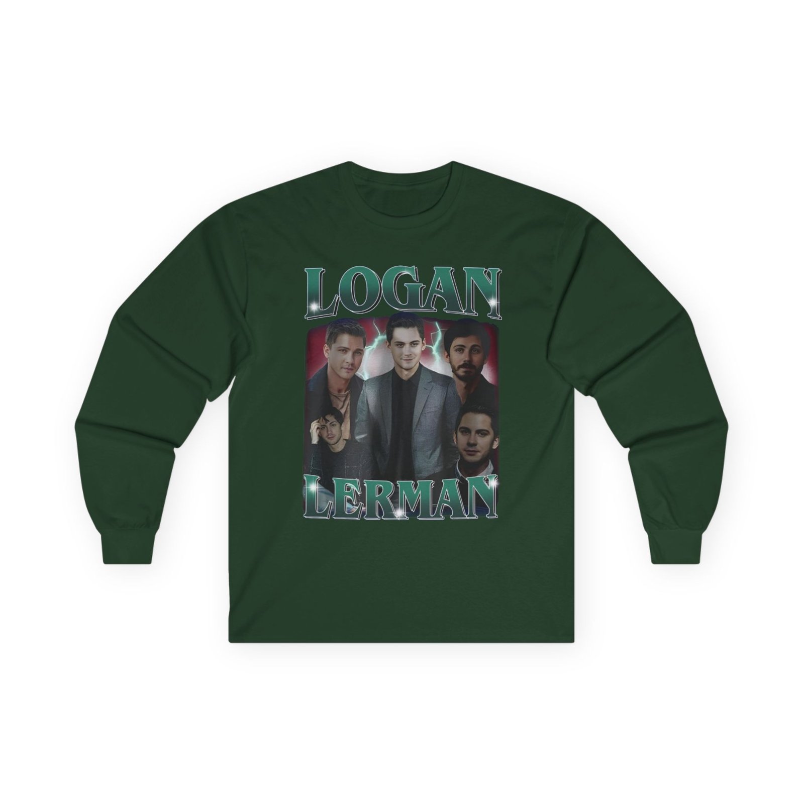 Logan Lerman Unisex Ultra Cotton Long Sleeve Tee