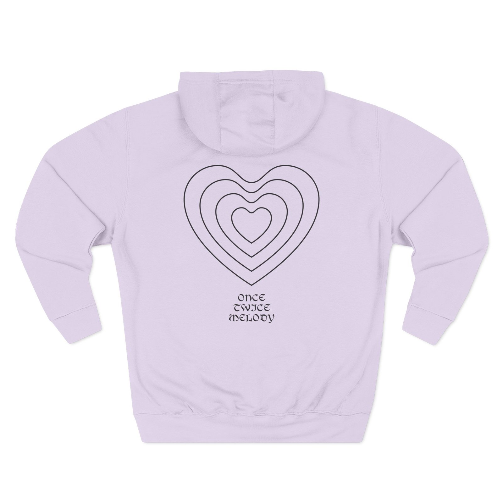 Otm Heart Three-Panel Fleece Hoodie