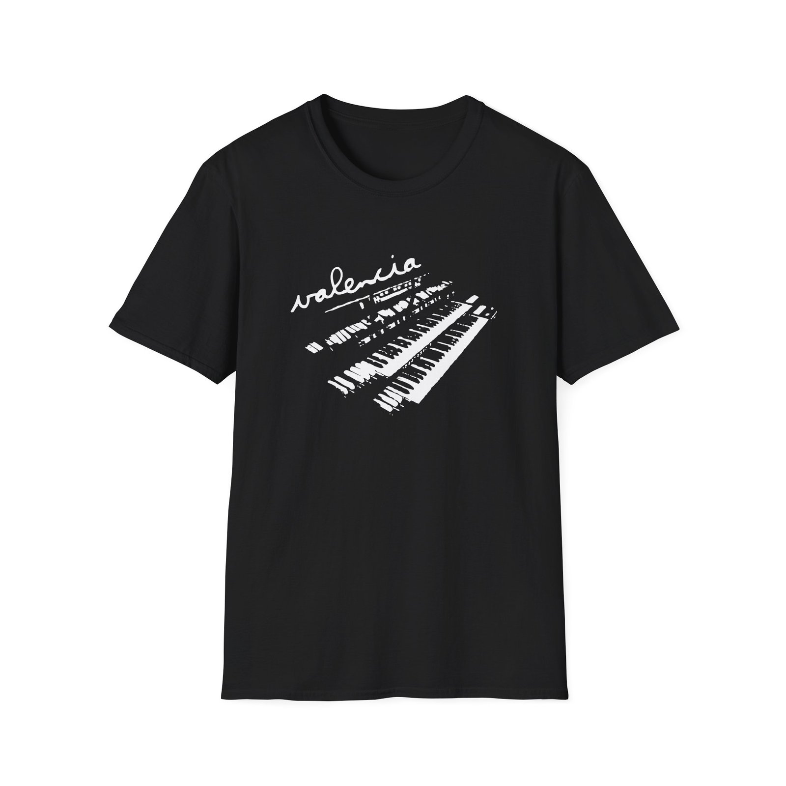 Valencia Piano Unisex Softstyle T-shirt