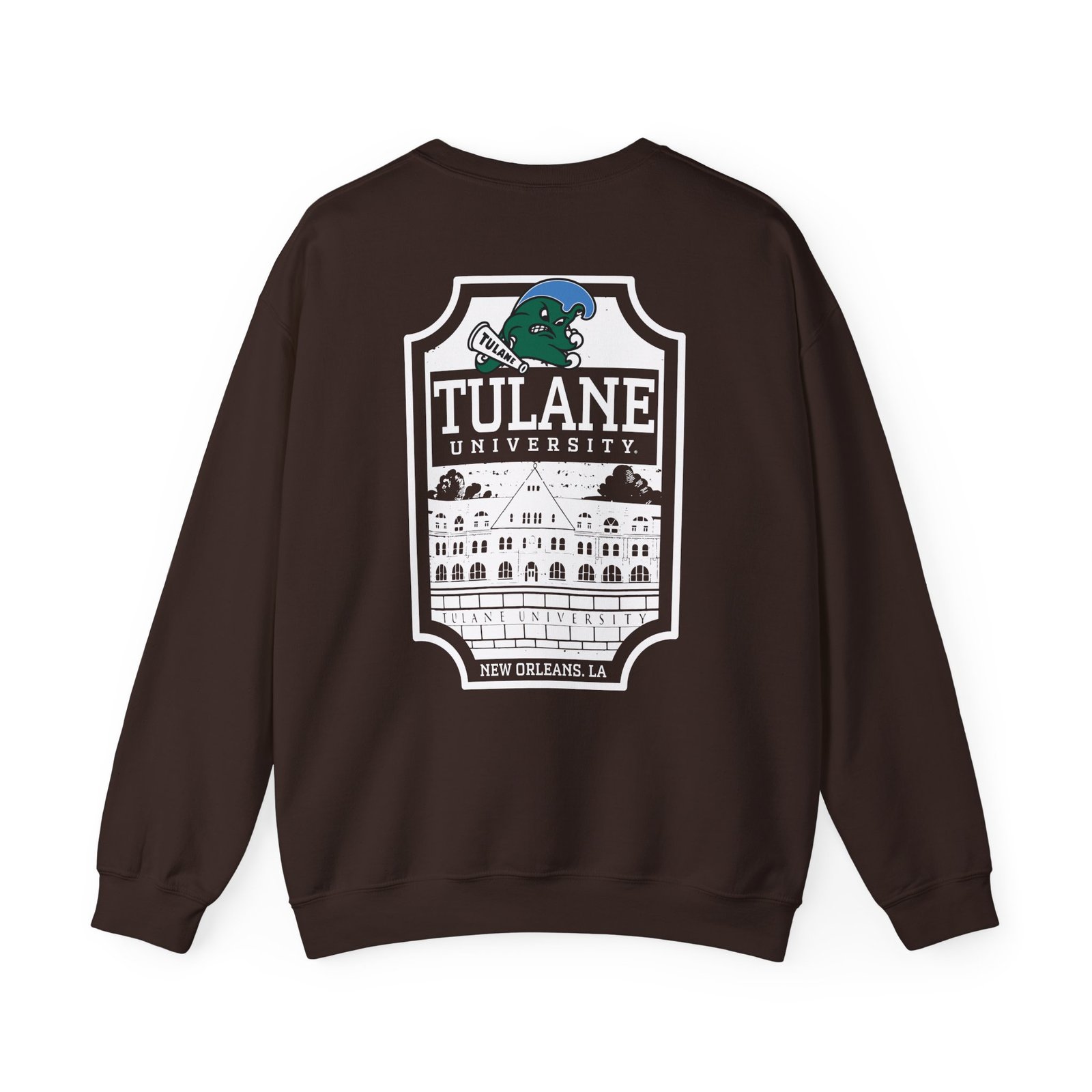 Tulane Green Wave Logo Unisex Heavy Blend™ Crewneck Sweatshirt