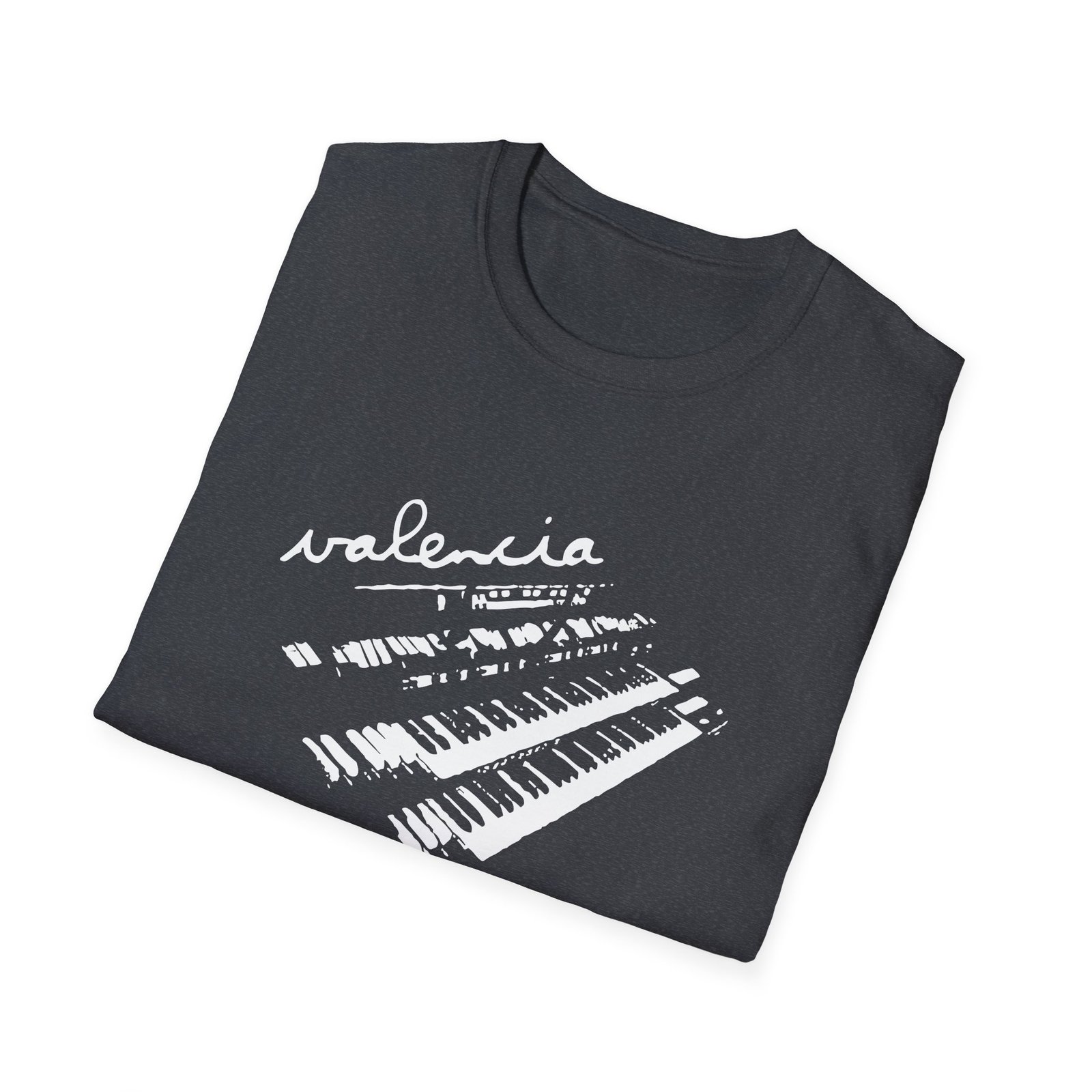 Valencia Piano Unisex Softstyle T-shirt