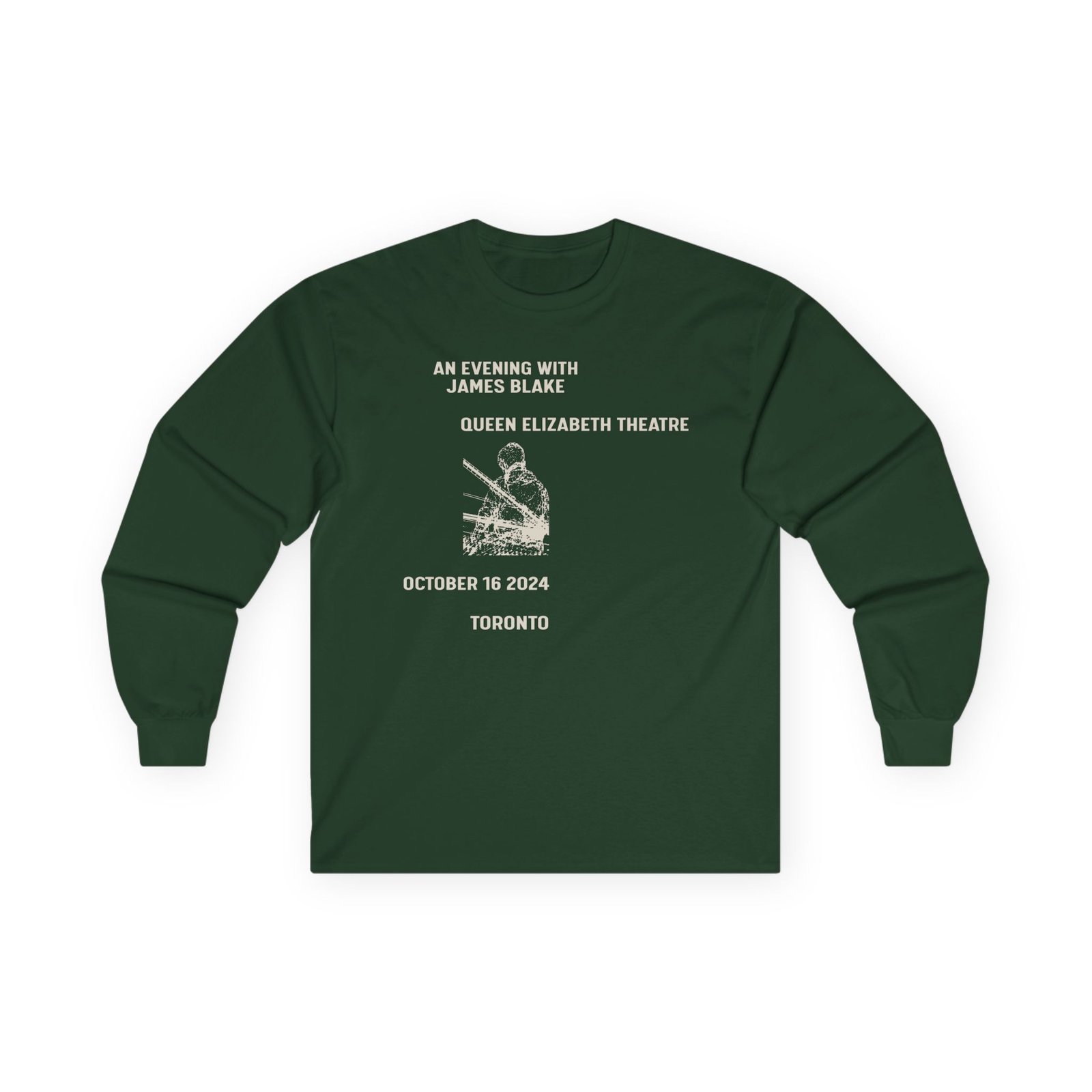 James Blake Queen Elizabeth Theatre Event Unisex Ultra Cotton Long Sleeve Tee