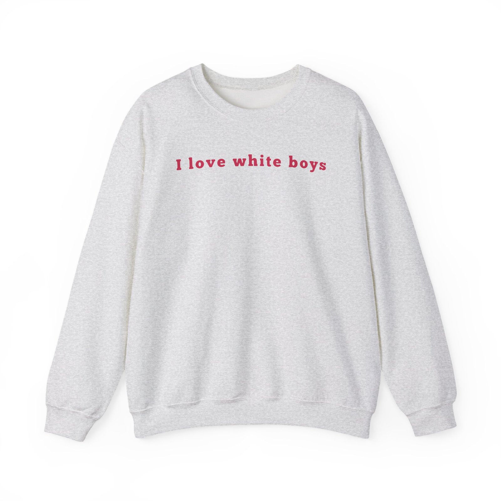 Kaliii I Love White Boys Unisex Heavy Blend™ Crewneck Sweatshirt