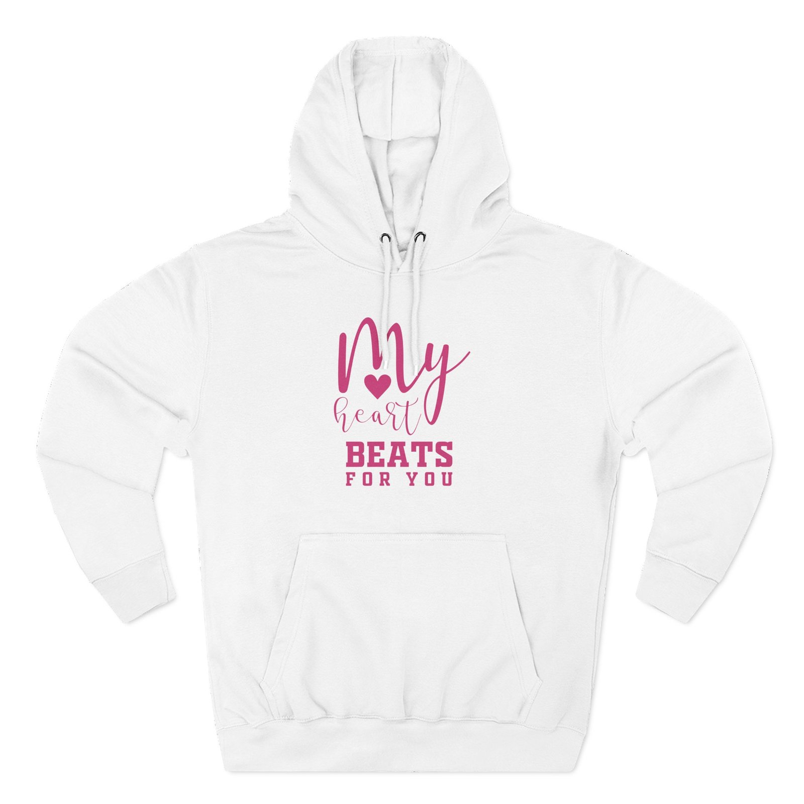 Valentines Day Three-panel Fleece Hoodie