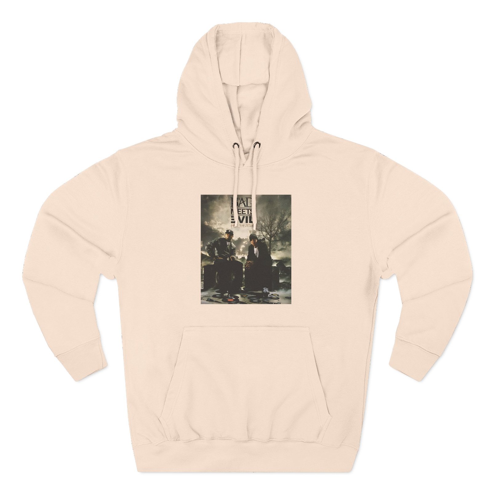Bad Meets Evil Burnt Three-Panel Fleece Hoodie