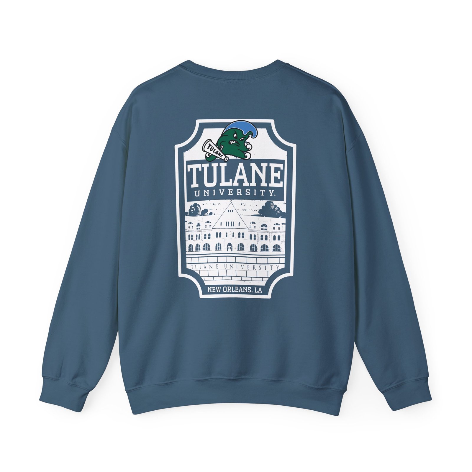 Tulane Green Wave Logo Unisex Heavy Blend™ Crewneck Sweatshirt