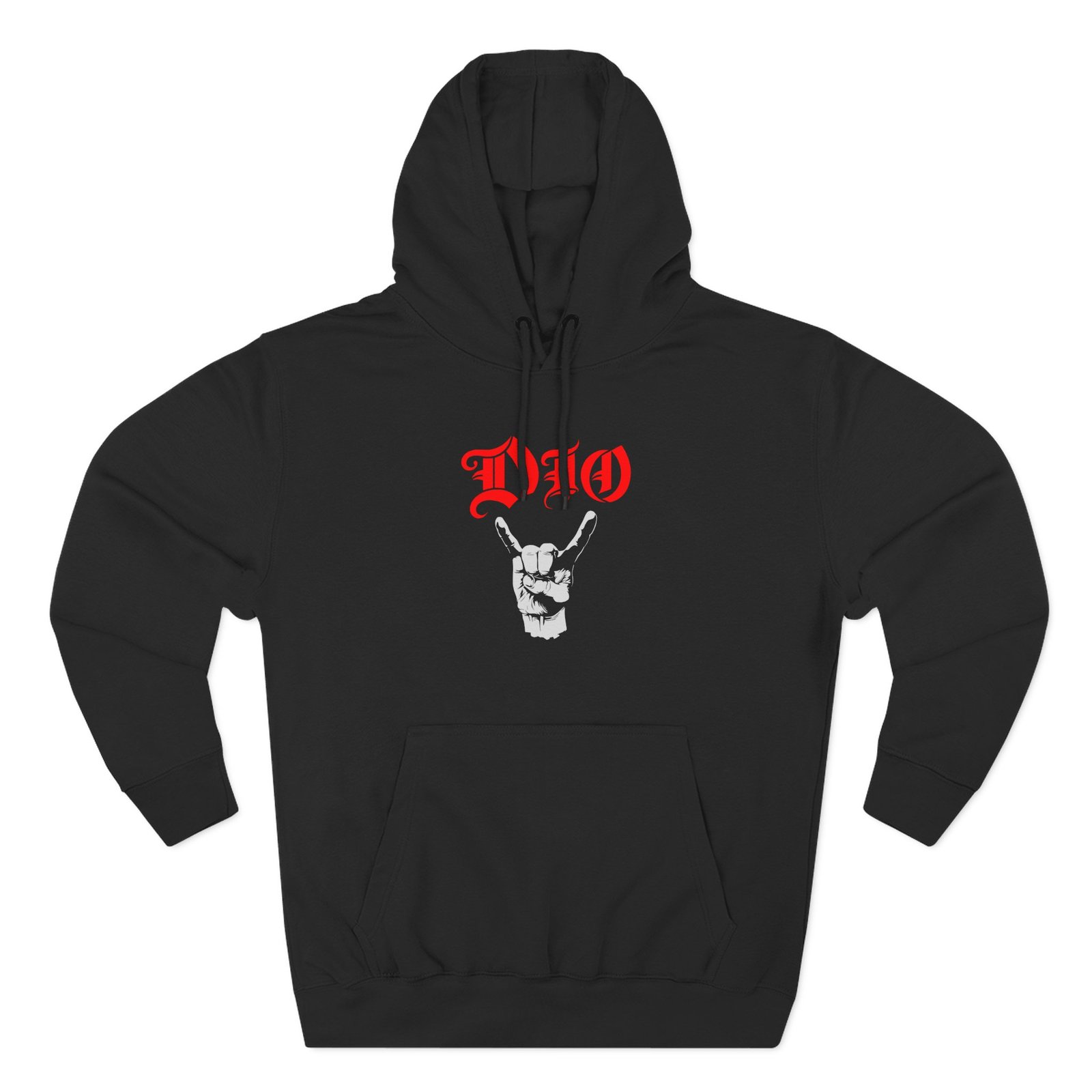 Dio Devil Horns Three-Panel Fleece Hoodie