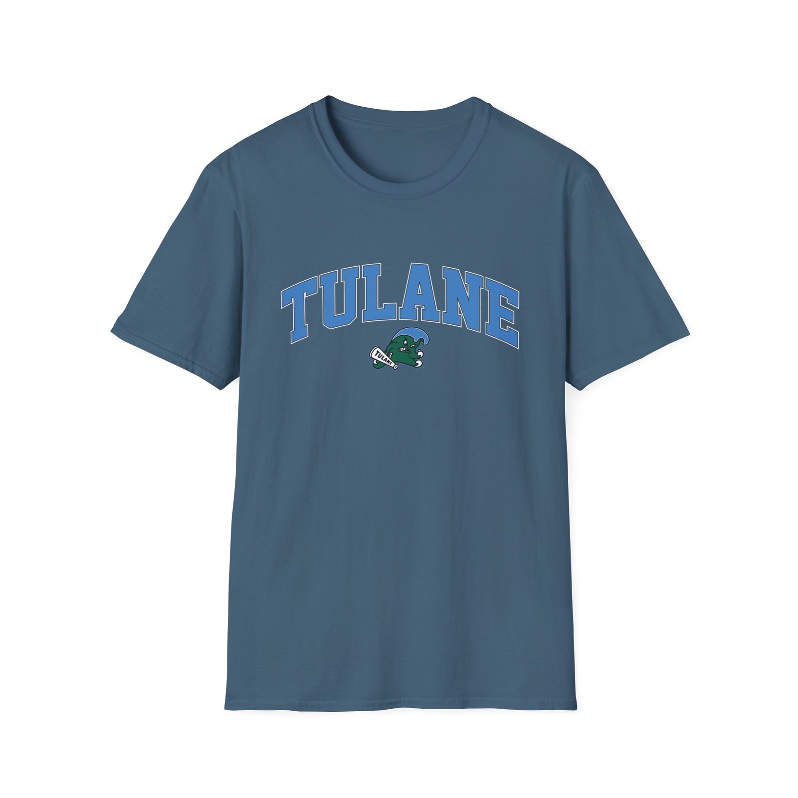 Tulane Arch Over Logo Unisex Softstyle T-Shirt