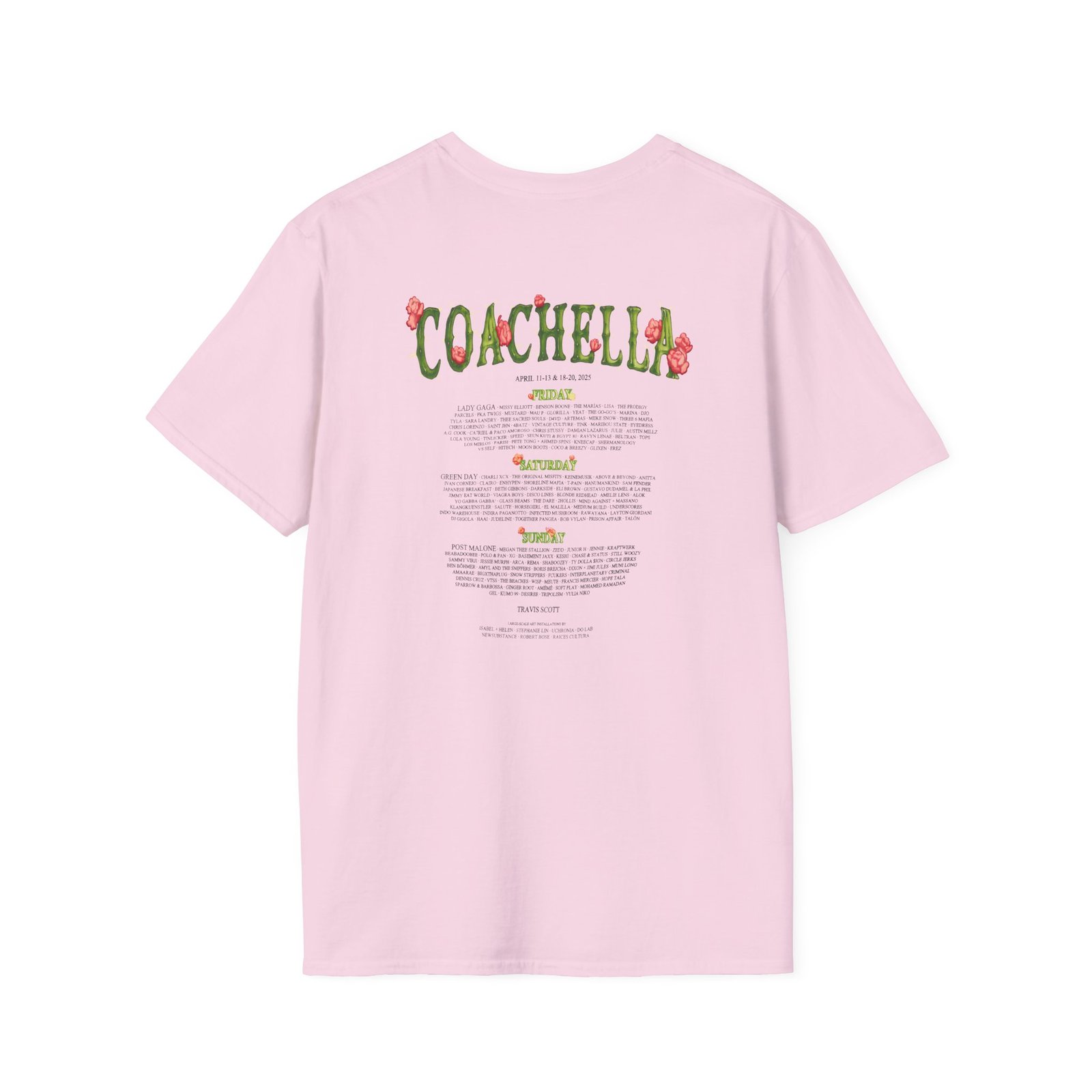 Coachella Flower Unisex Softstyle T-Shirt