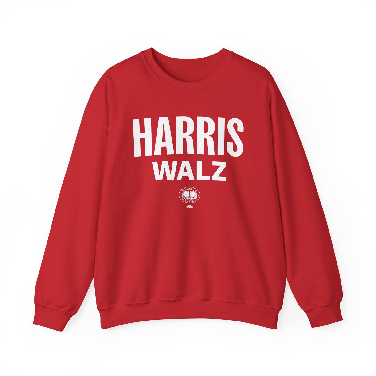 Harris Walz Logo Unisex Heavy Blend™ Crewneck Sweatshirt