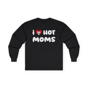 Danny Duncan I Heart Hot Moms X Hooters Unisex Ultra Cotton Long Sleeve Tee
