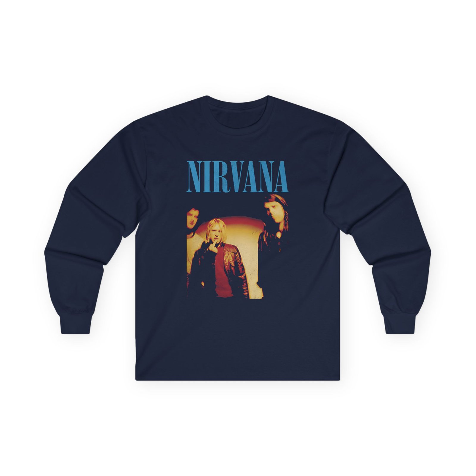 Nirvana Dim Light Portrait Unisex Ultra Cotton Long Sleeve Tee
