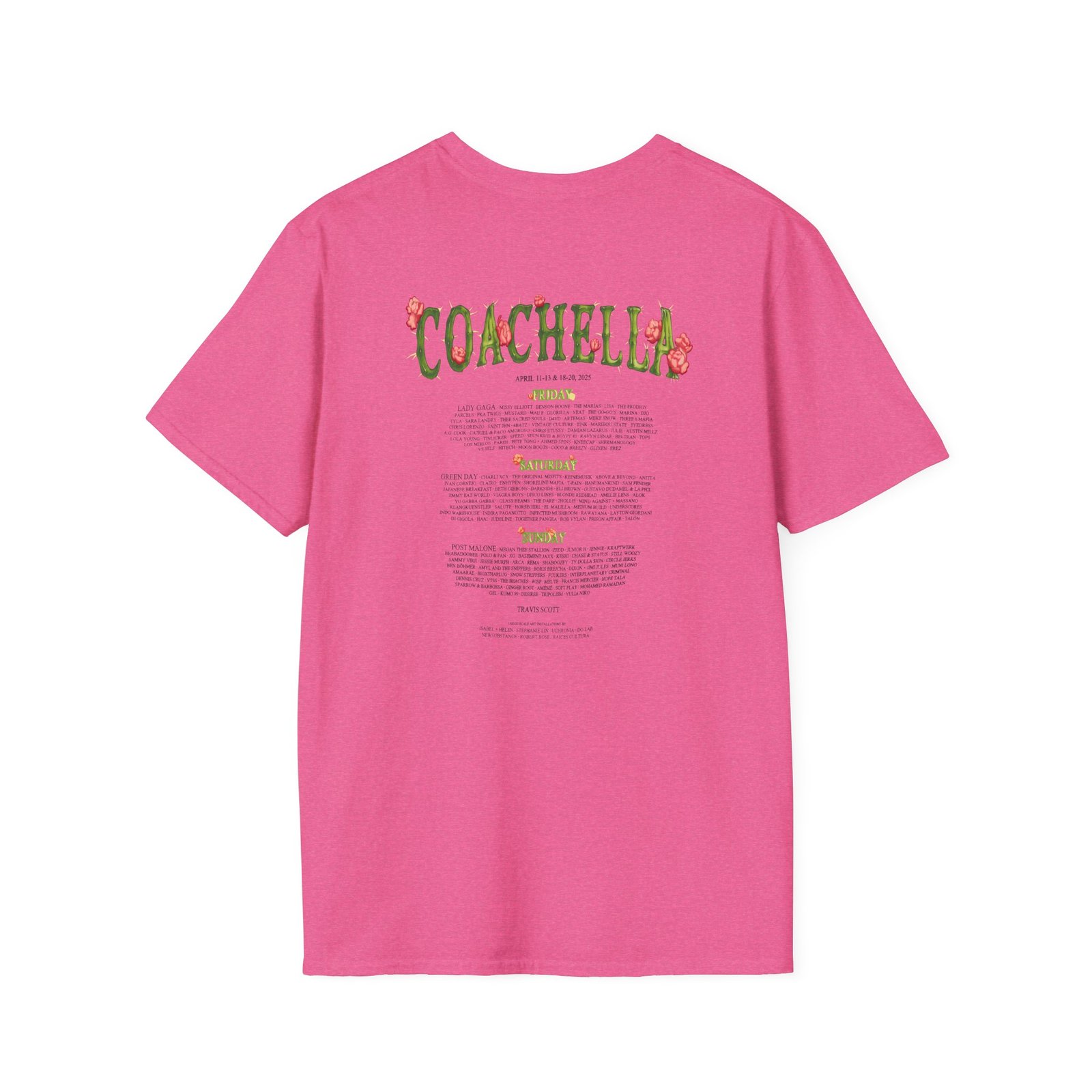 Coachella Flower Unisex Softstyle T-Shirt