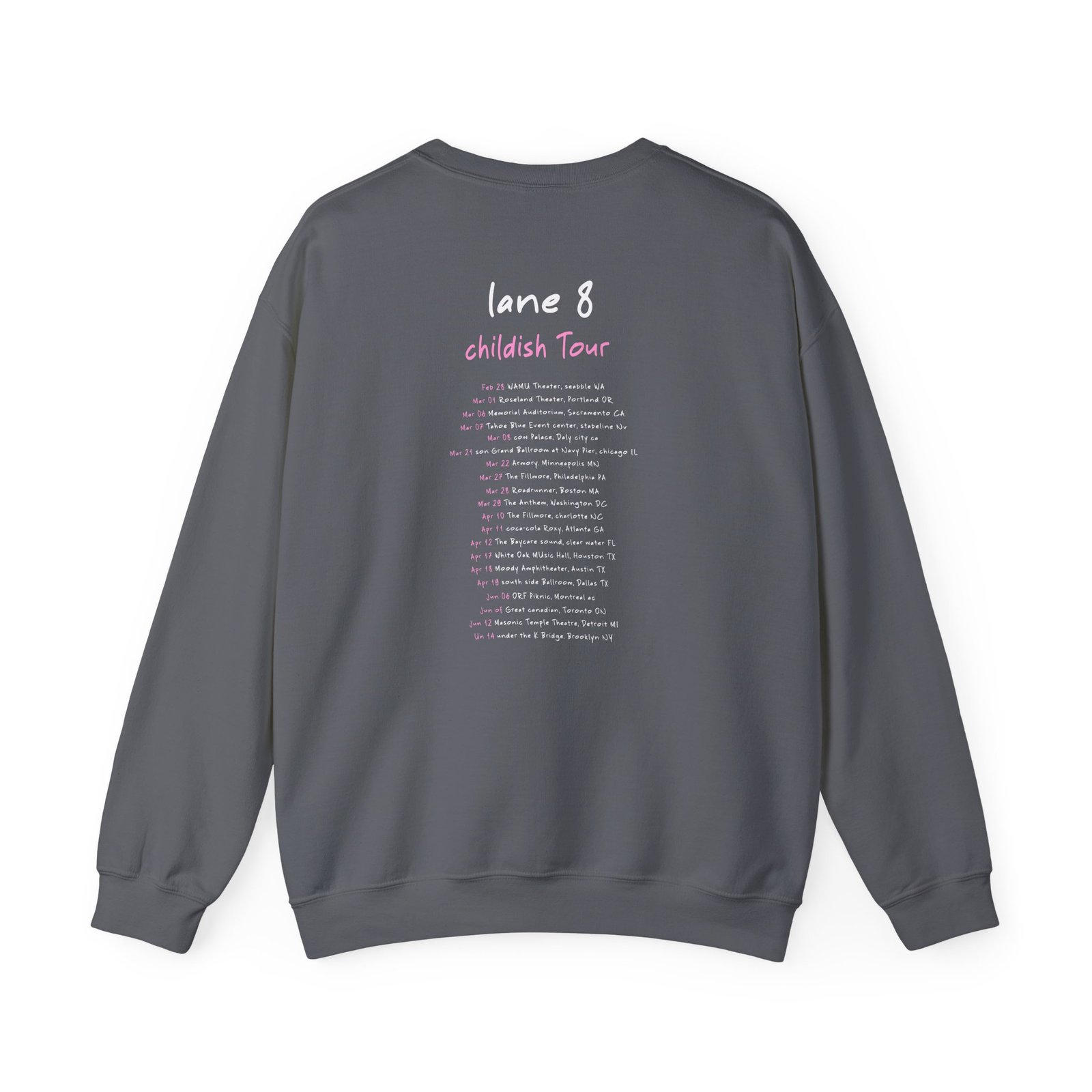 Lane 8 Childish Tour Unisex Heavy Blend™ Crewneck Sweatshirt