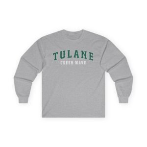 Tulane Garment Dyed Unisex Ultra Cotton Long Sleeve Tee