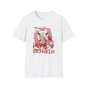 Stone Sour Red Skull Unisex Softstyle T-Shirt