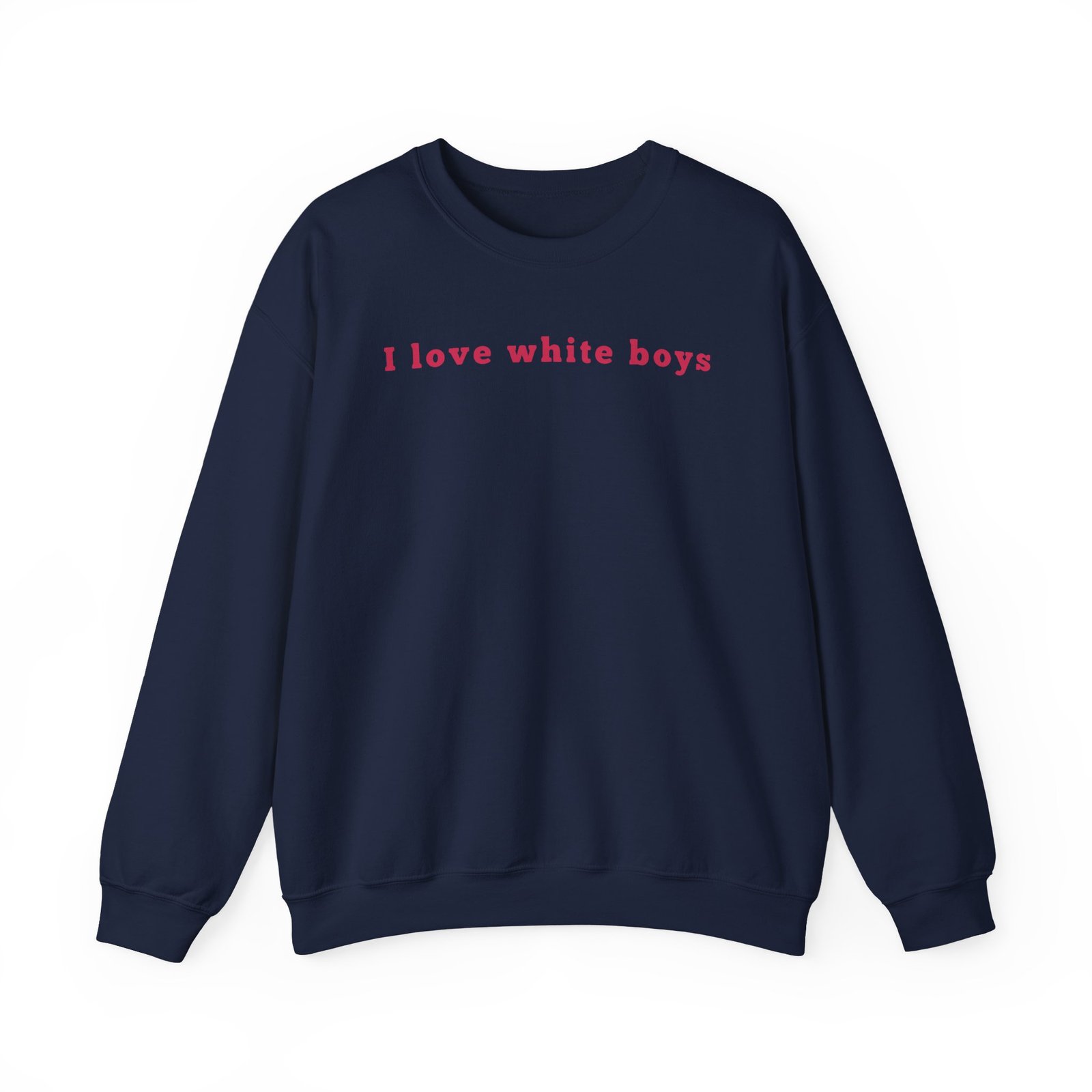 Kaliii I Love White Boys Unisex Heavy Blend™ Crewneck Sweatshirt